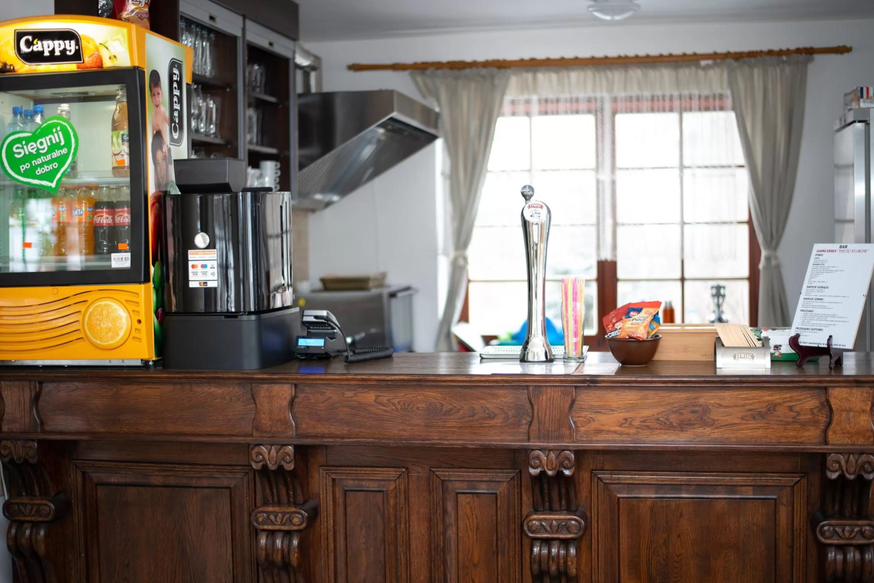 Lounge or bar in Gościniec Pięciu Stawów