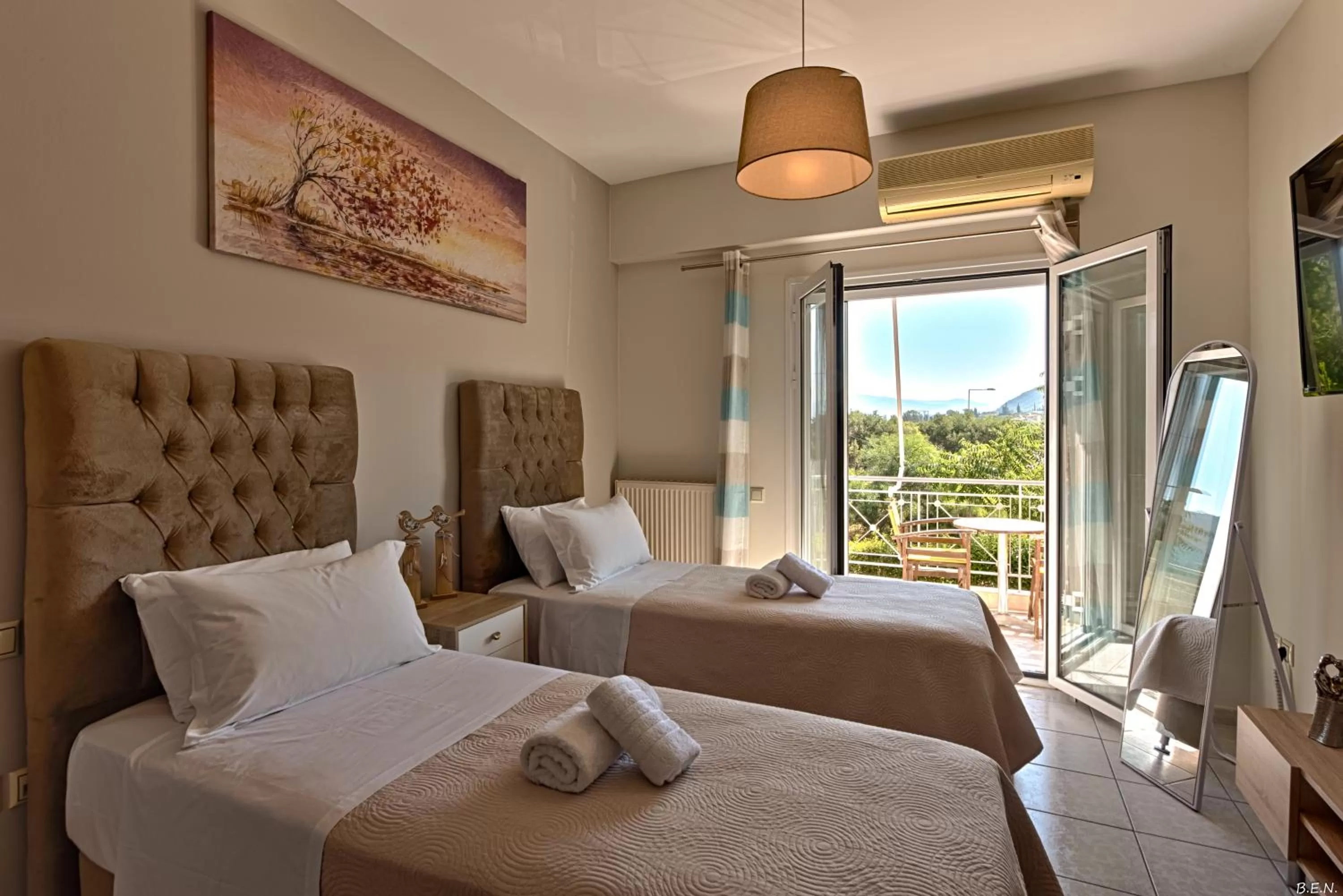 Bed in Alexia's Apartments