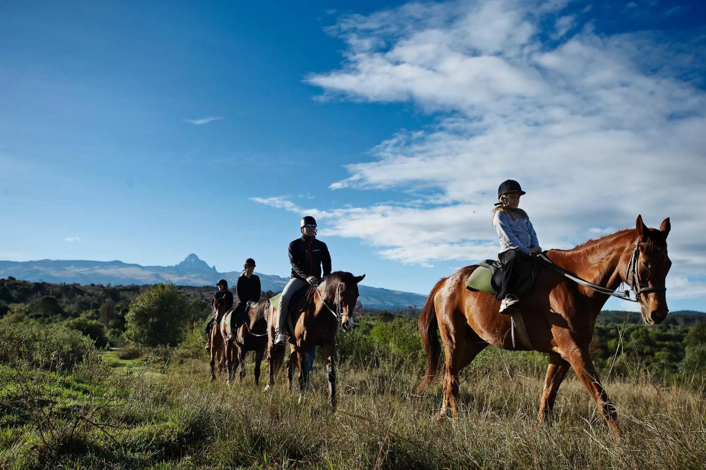 Horse-riding in Fairmont Mount Kenya Safari Club