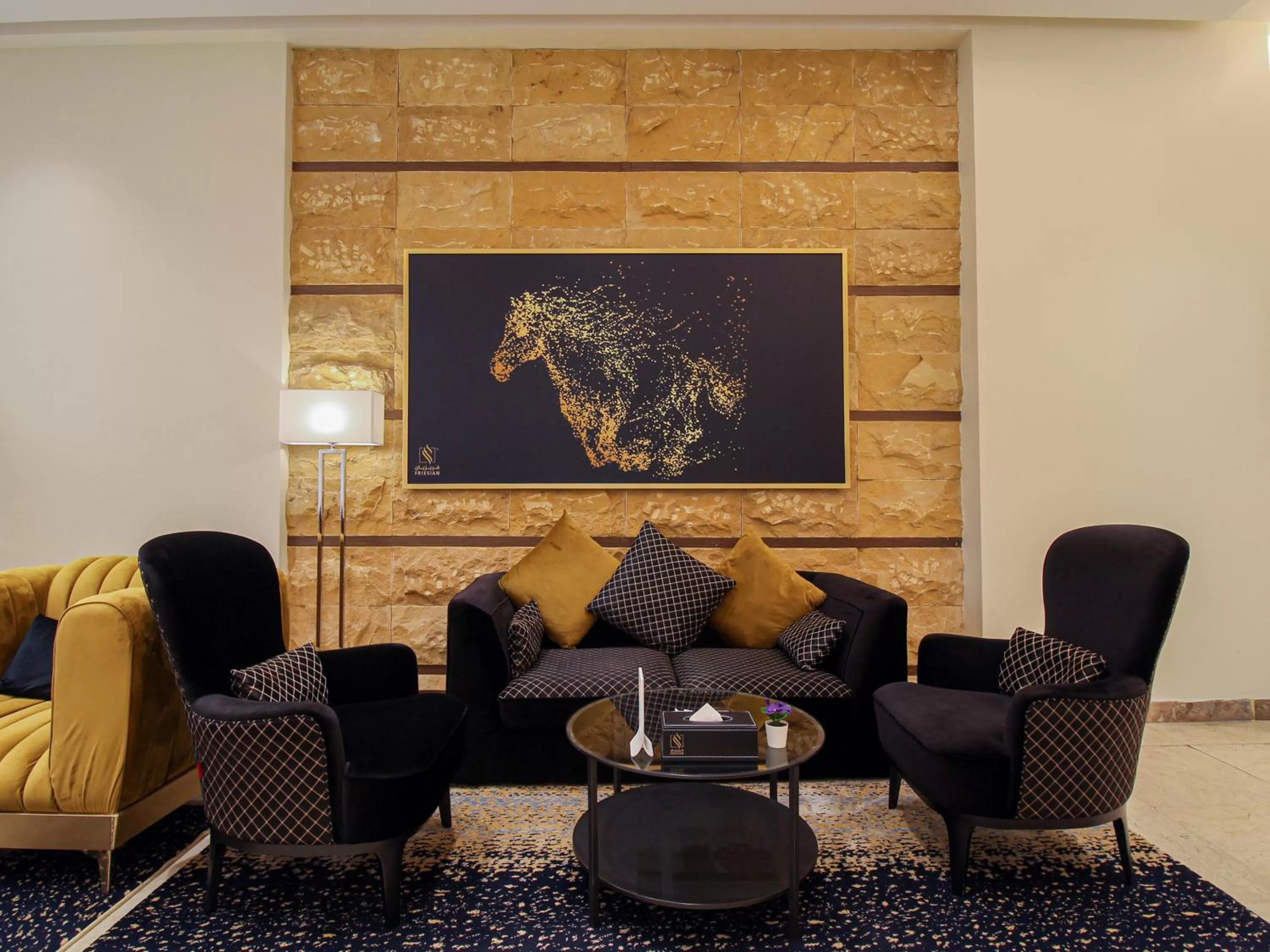 Seating Area in Friesian Hotel Suites