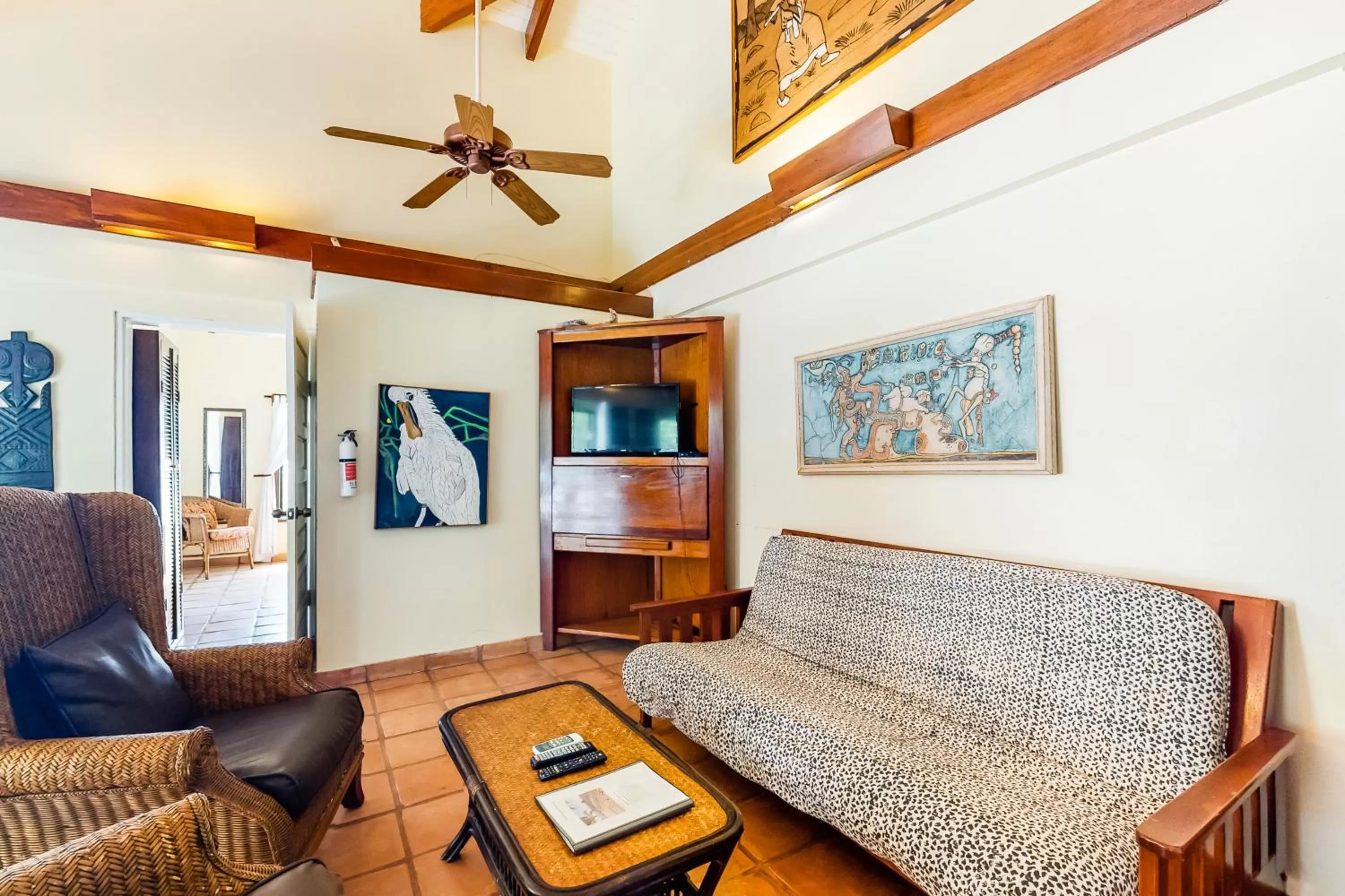 Seating Area in Condo #26 @ Beachside Villas