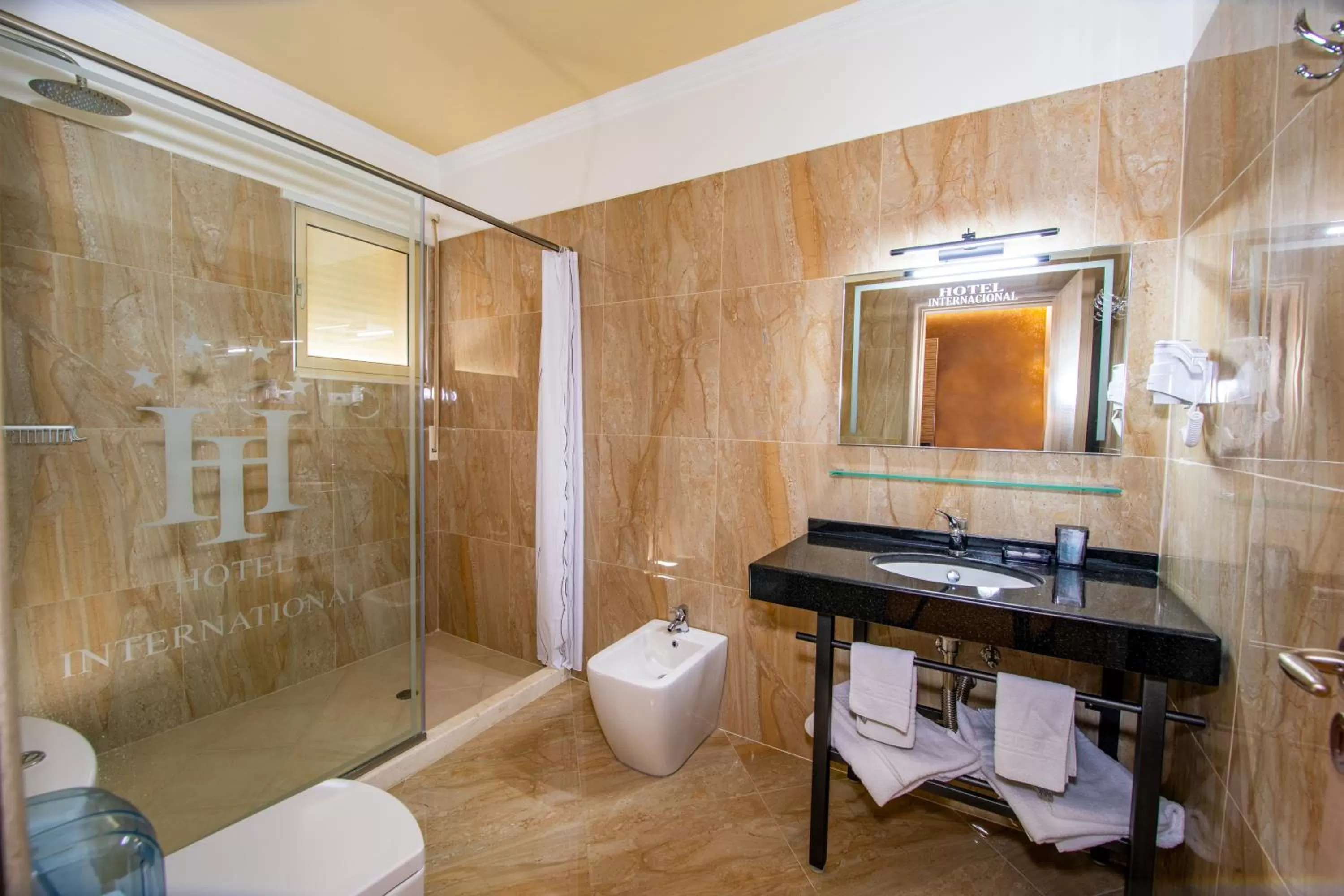 Bathroom in Fieri International Hotel