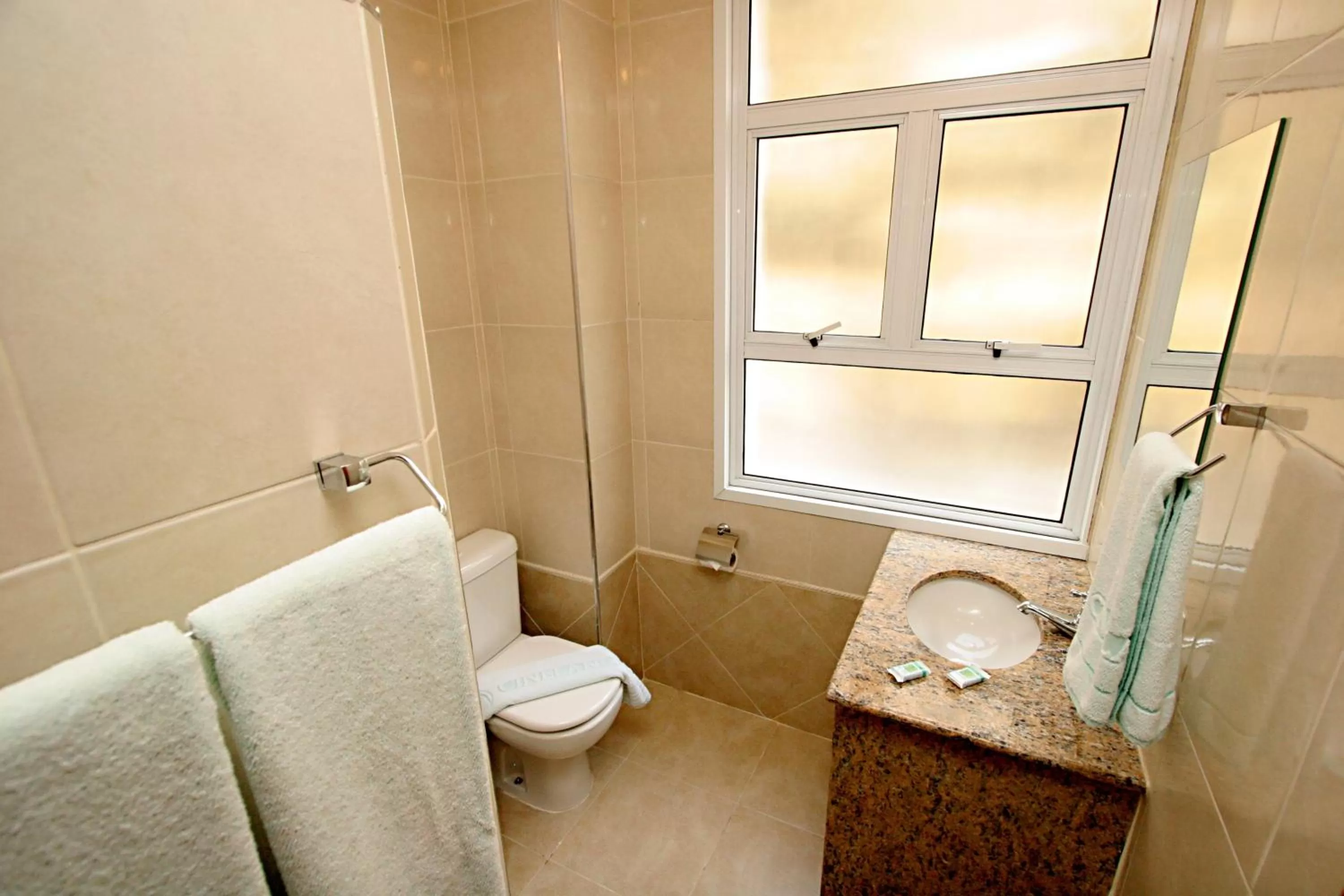 Toilet in Cinelandia Hotel