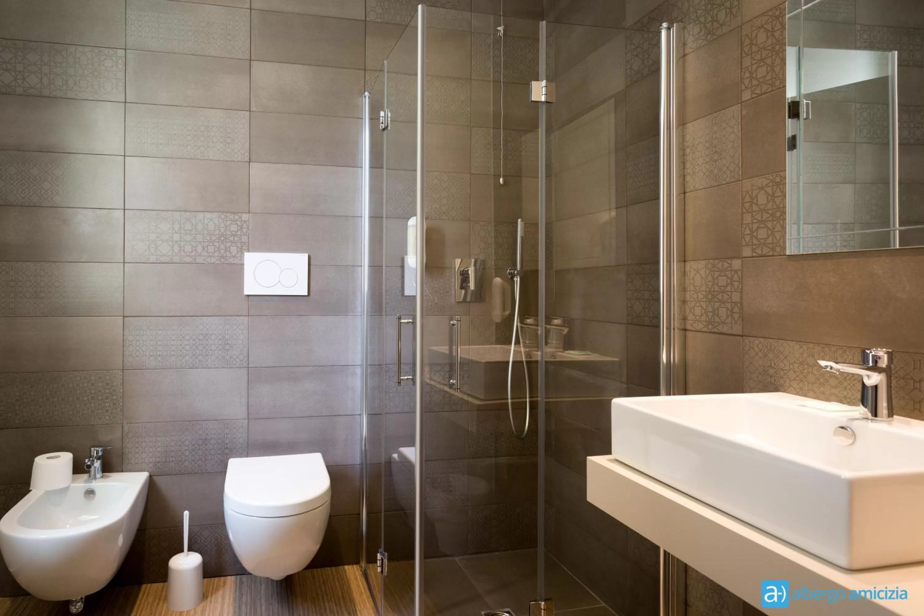 Bathroom in Hotel Amicizia