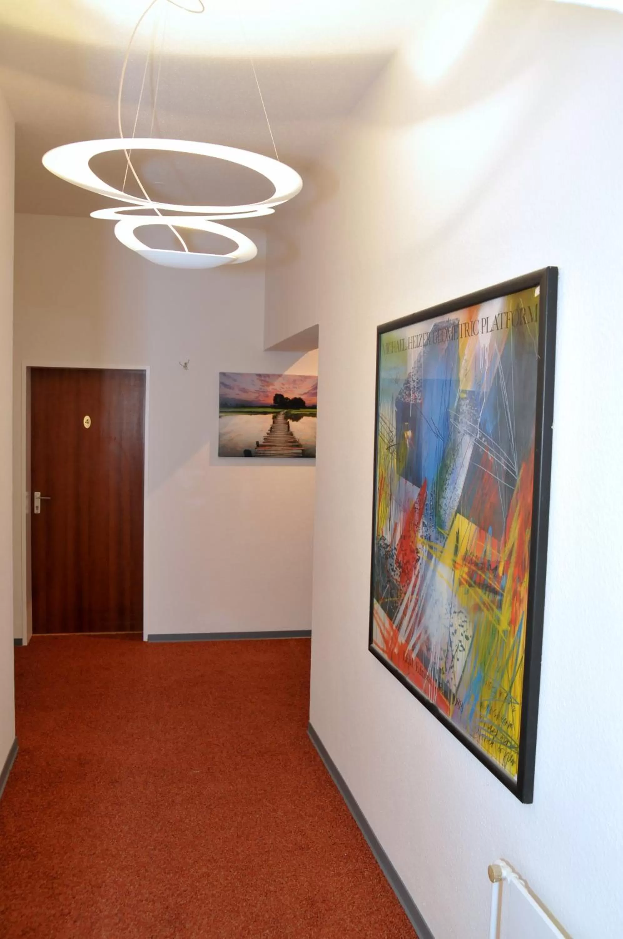 Lobby or reception, TV/Entertainment Center in Gästehaus beim Prinz