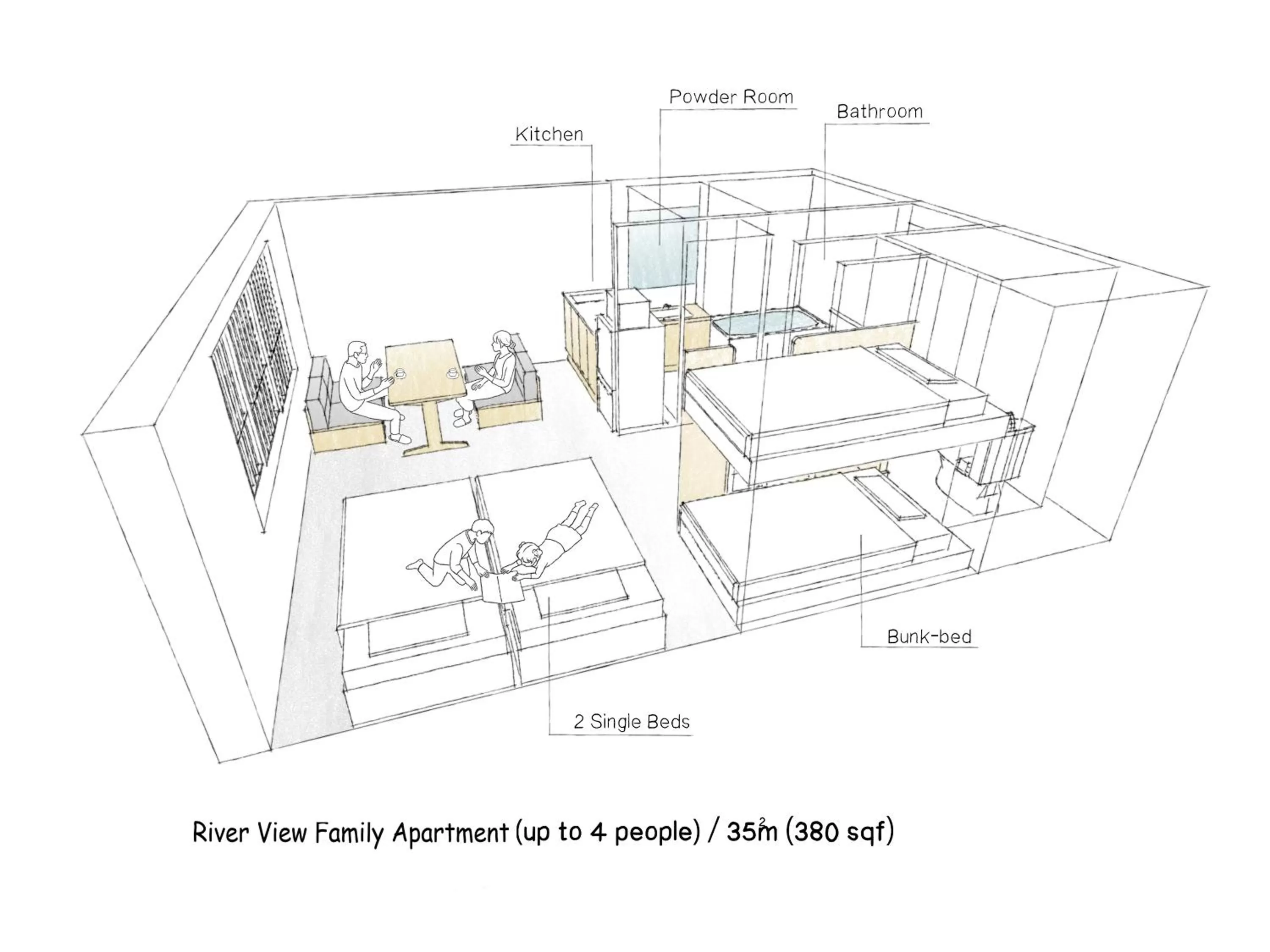 Floor plan in MIMARU Tokyo Asakusa Station