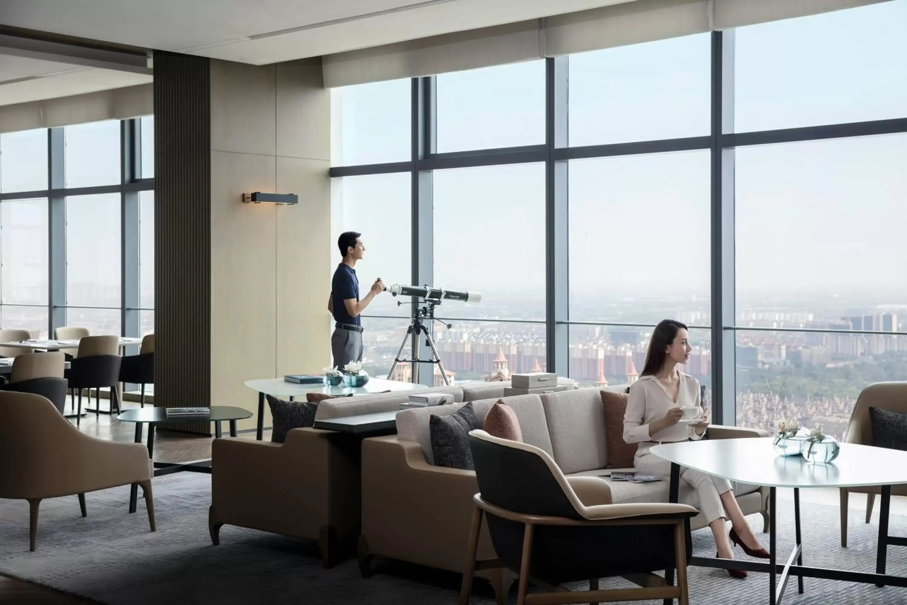 Executive, Executive lounge access, Guest room, 2 Double in Zhangjiagang Marriott Hotel Executive, Executive lounge access, Guest room, 2 Double in Zhangjiagang Marriott Hotel