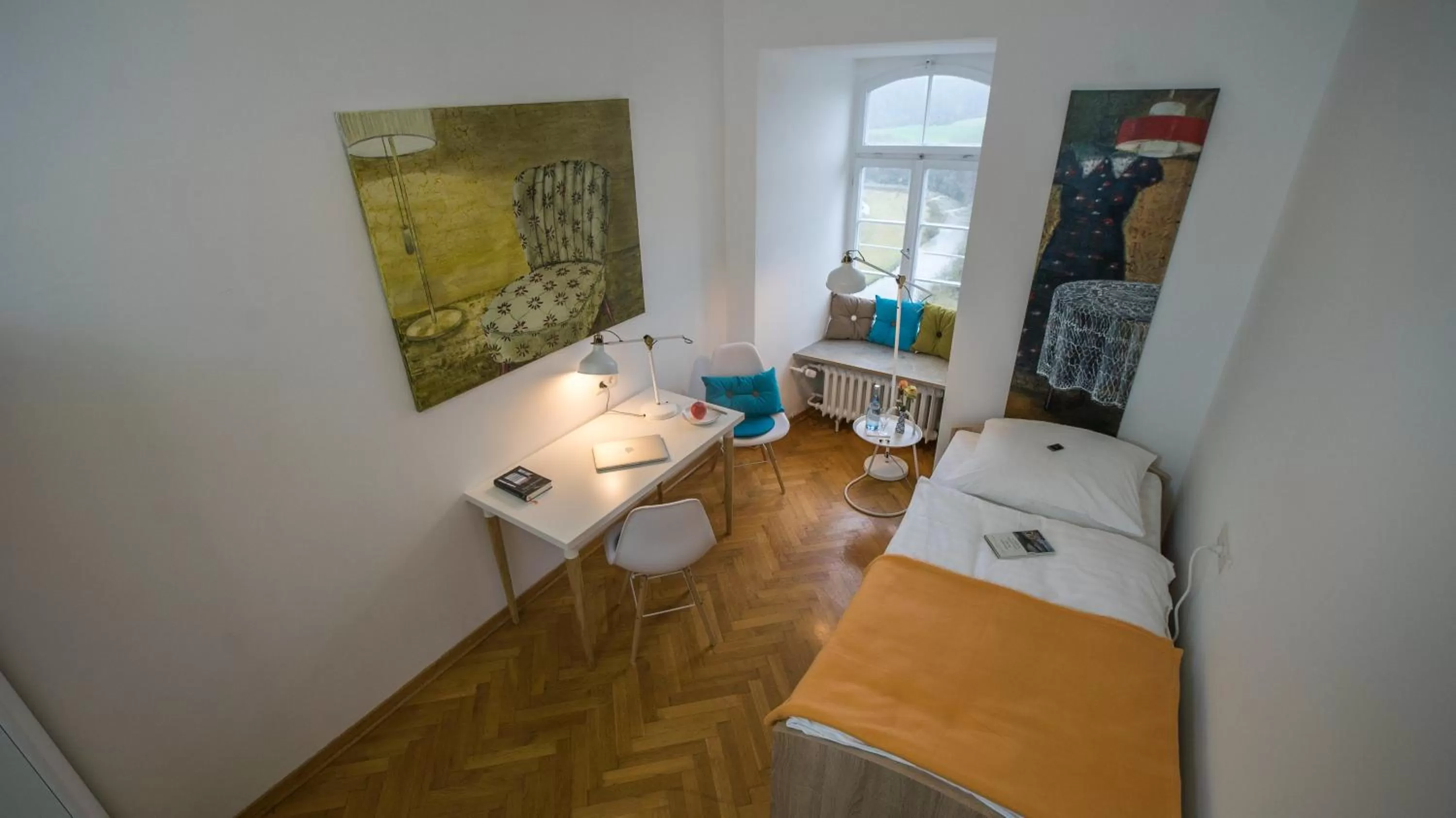 Photo of the whole room, Bed in BioHotel Schloss Kirchberg