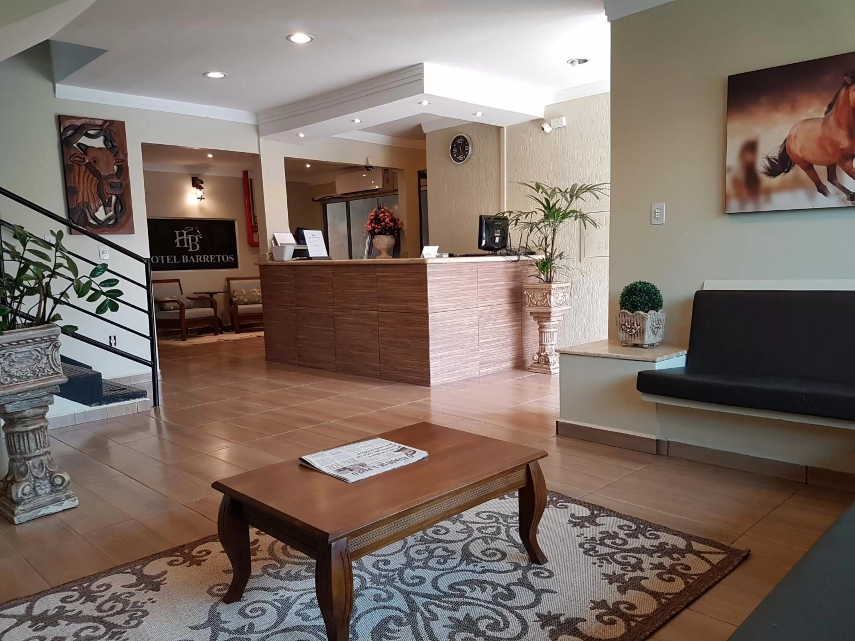 Lobby/Reception in Hotel Barretos