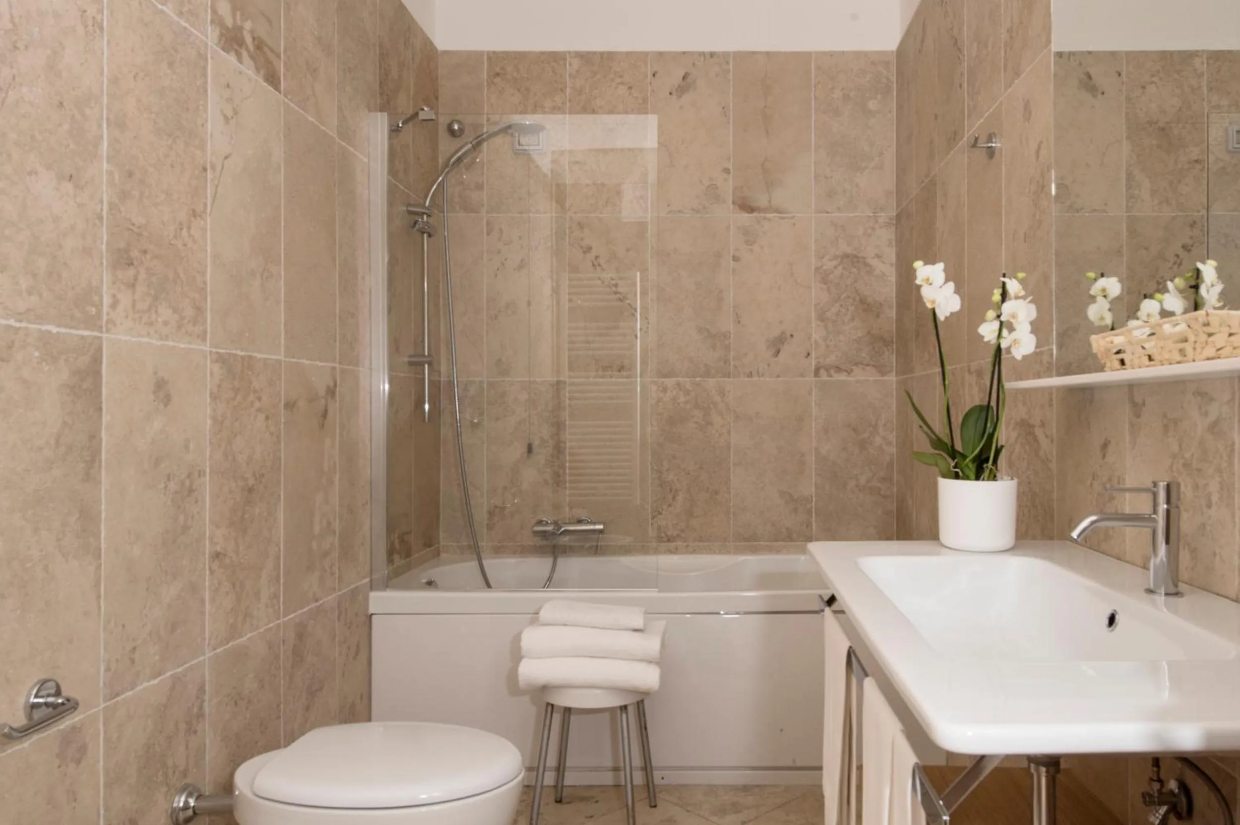 Bathroom in Hotel La Cisterna