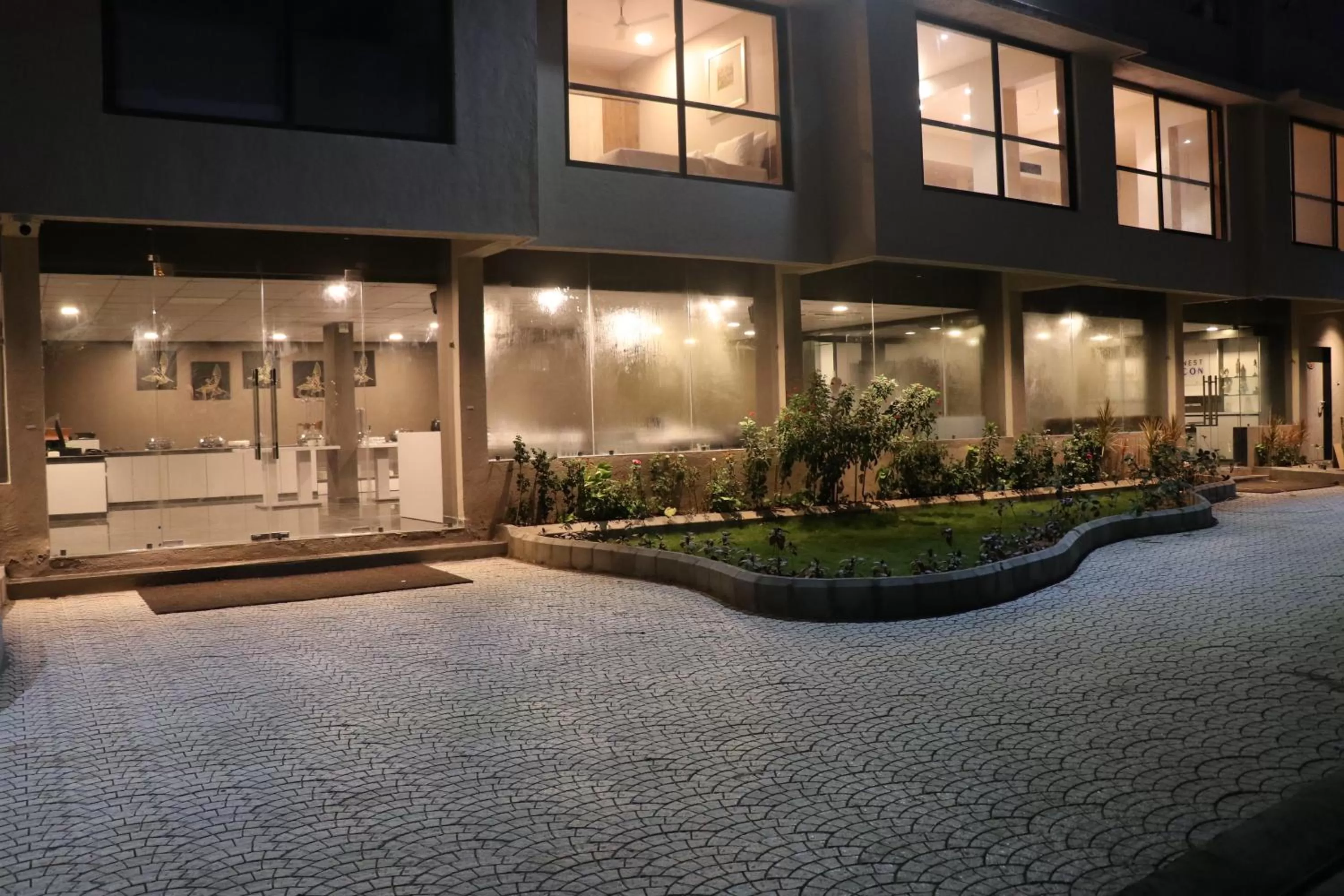 Facade/entrance in Nest Beacon Resort Daman