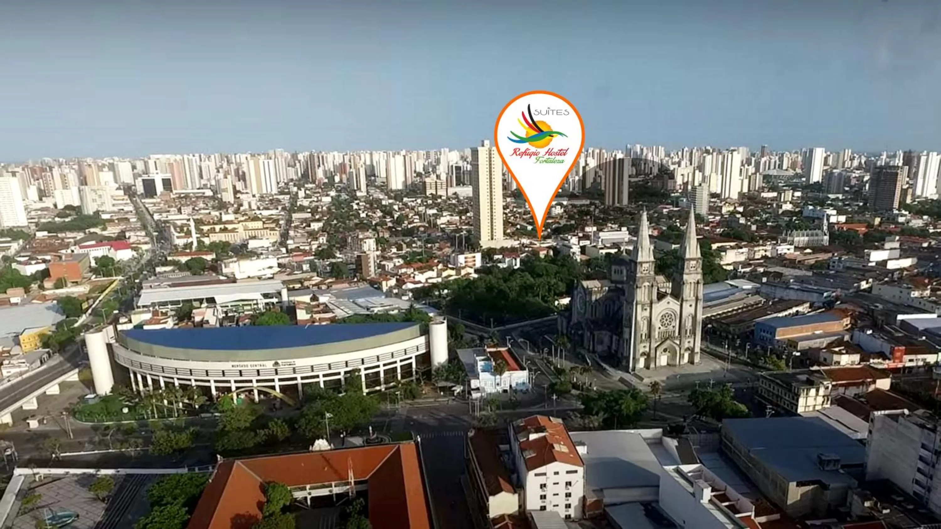 Nearby landmark, Bird's-eye View in Refúgio Pousada Fortaleza