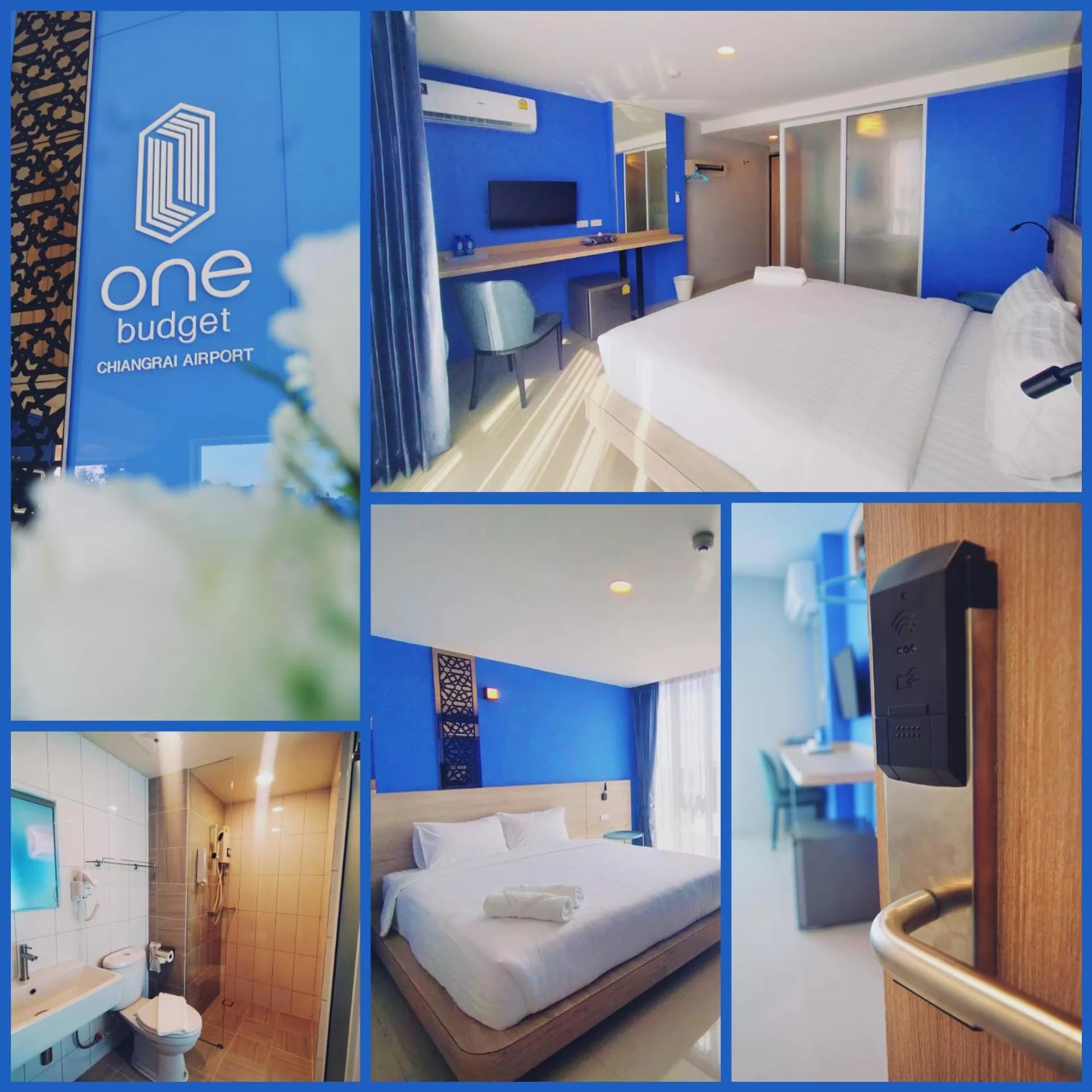 Bed in วัน บัดเจท เชียงราย สนามบิน One Budget Hotel Chiangrai Airport