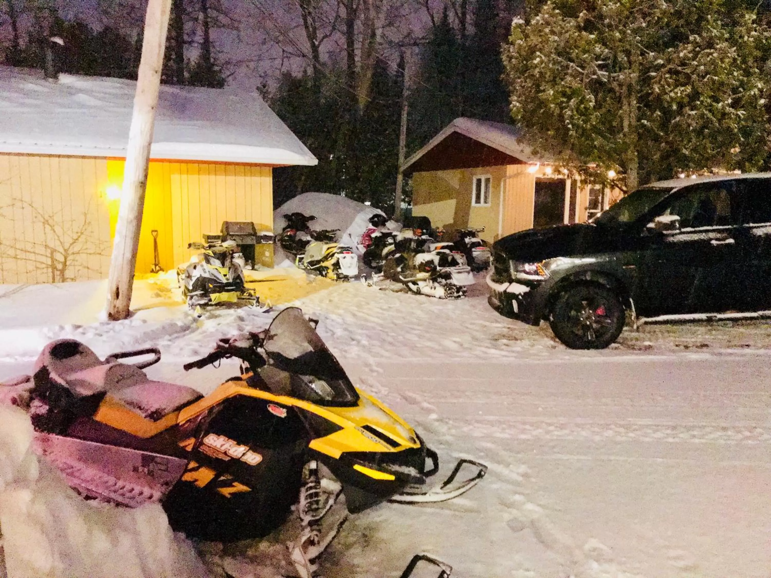 Winter in Auberge et Chalets sur le Lac