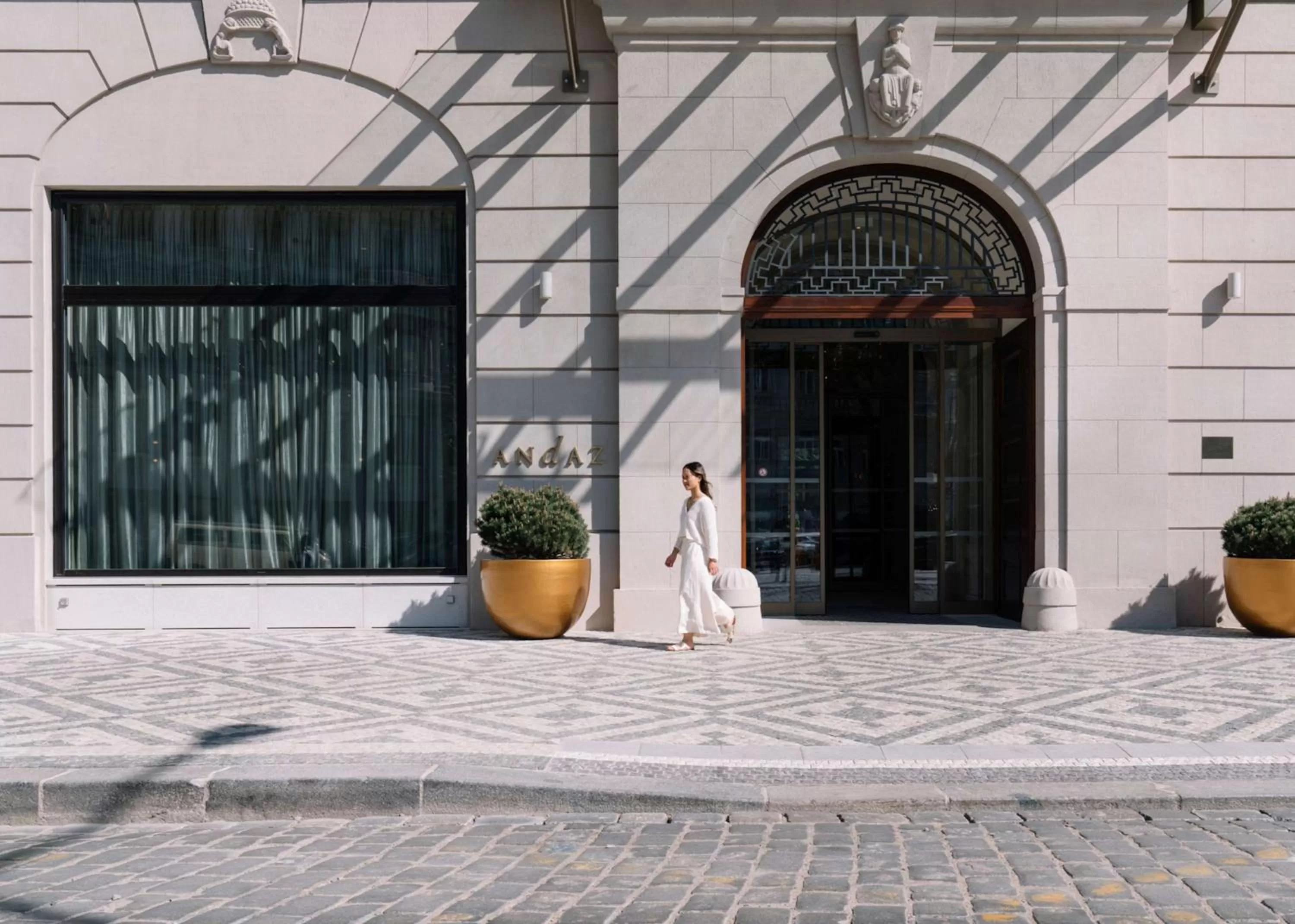 Property building in Andaz Prague, By Hyatt