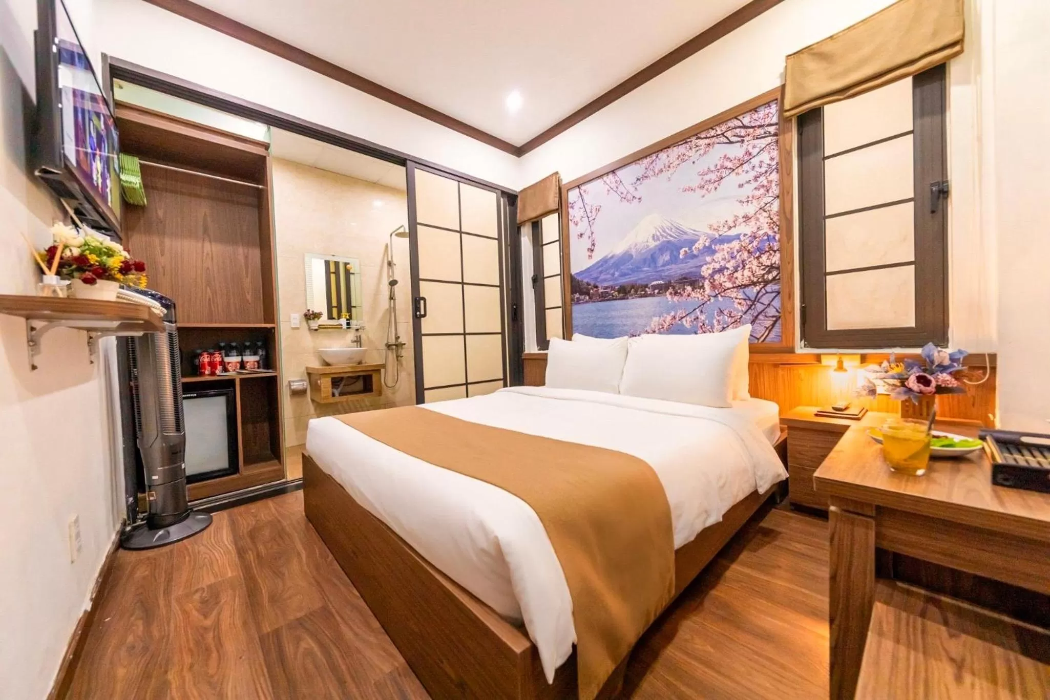 Bed in Khai Ngoc Hotel