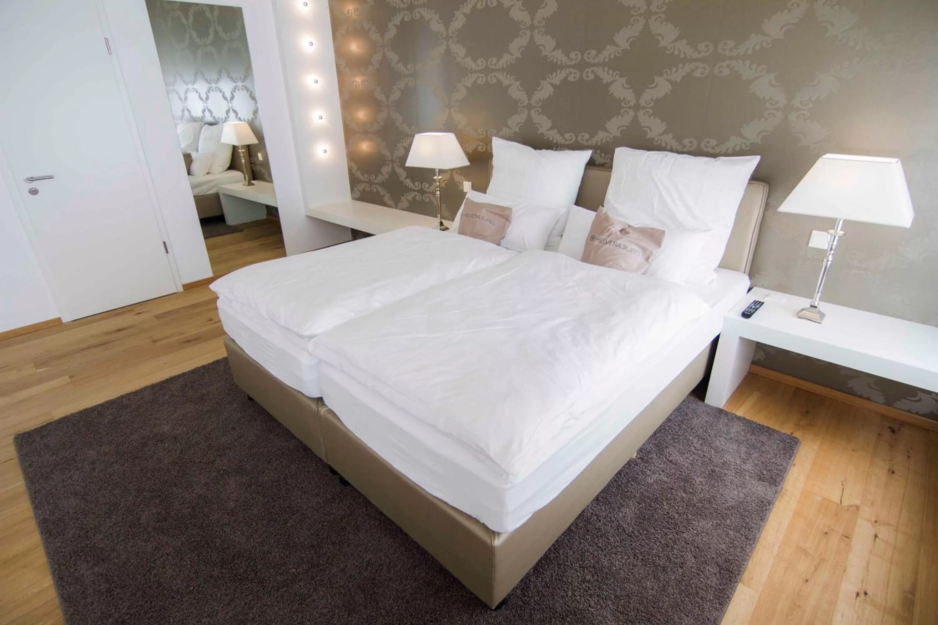 Bed in Haven Hotels - Helvetia Suites