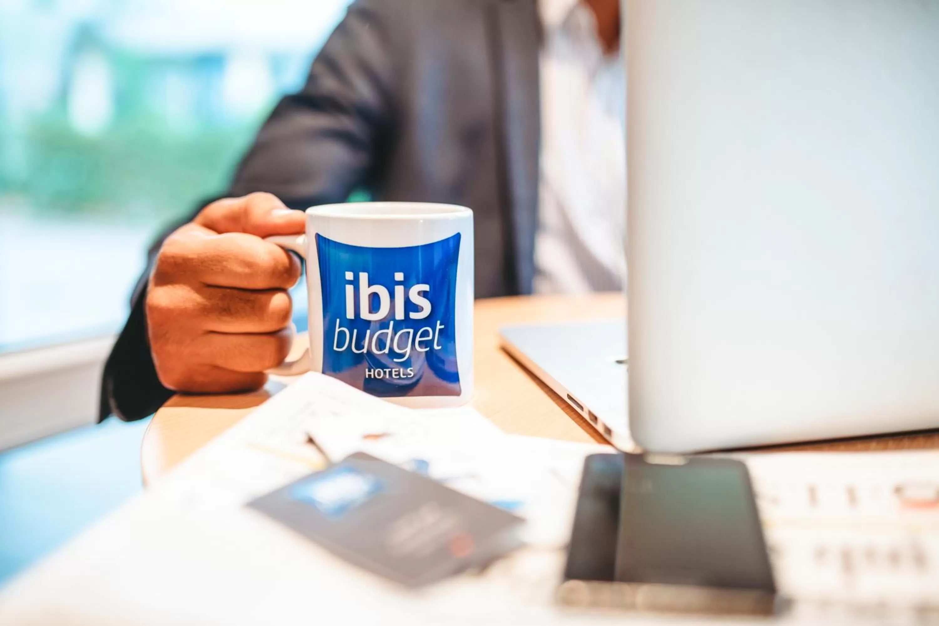 Text overlay in ibis budget Fribourg