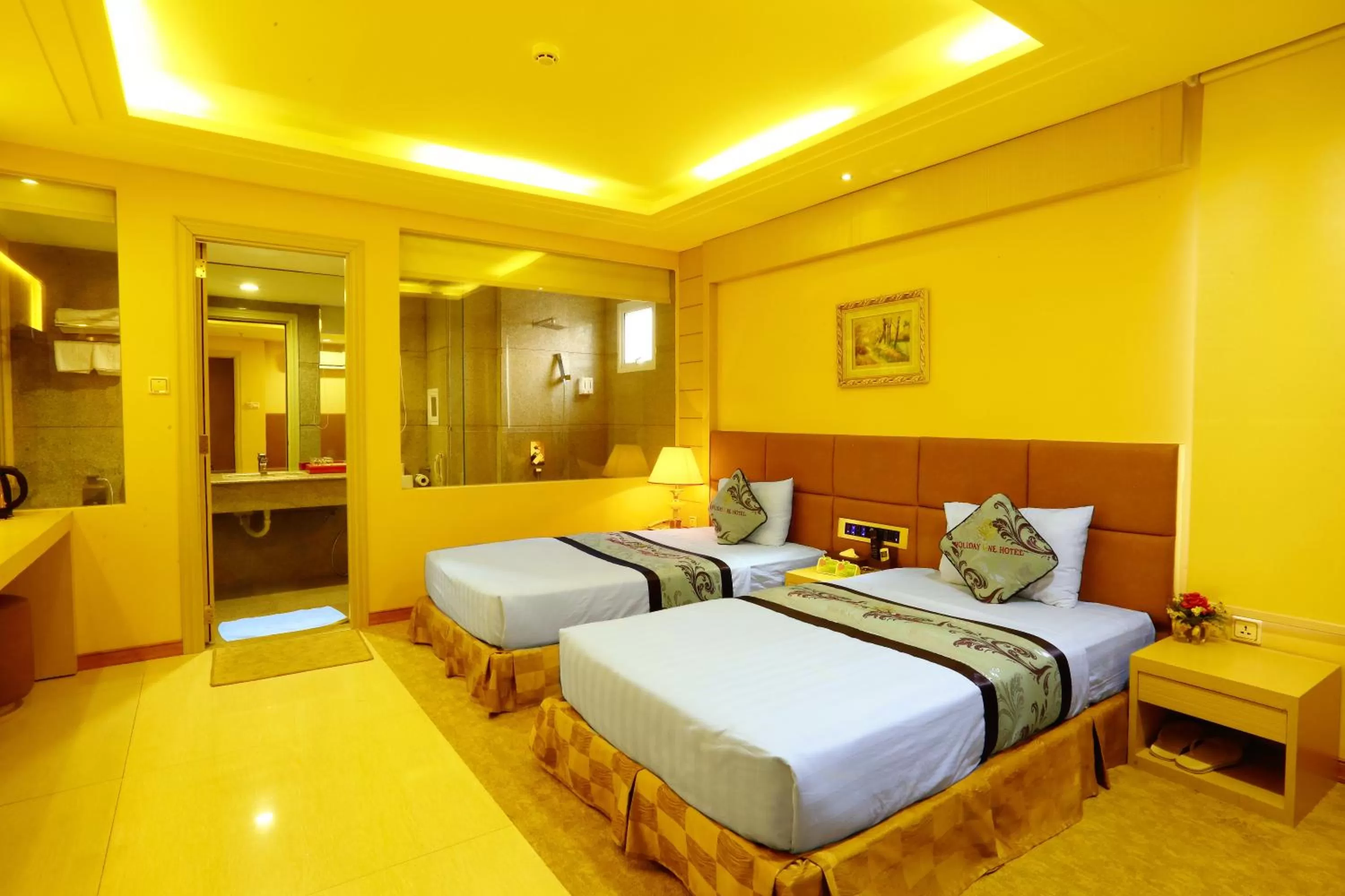 Photo of the whole room, Bed in Holiday One Can Tho Hotel