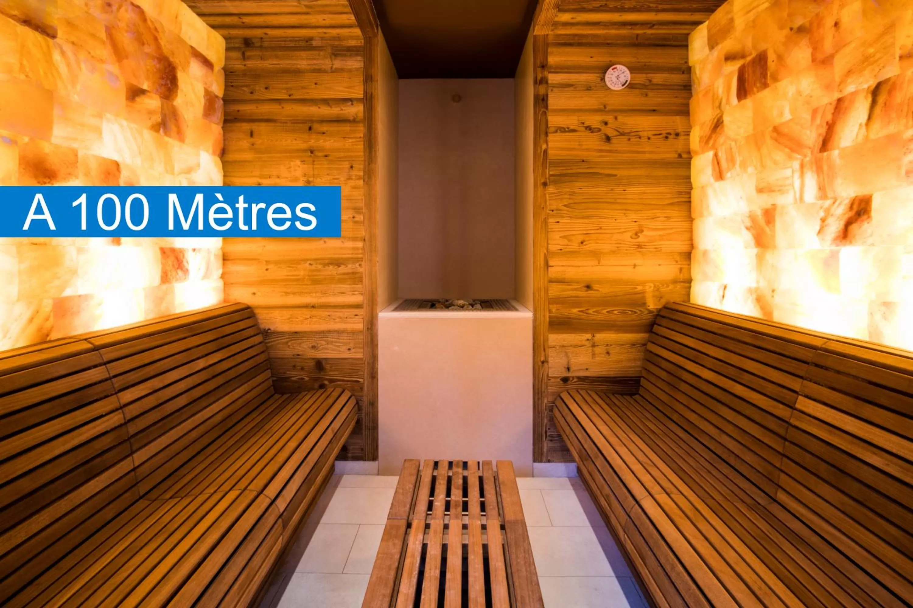 Sauna in Résidence des Châteaux