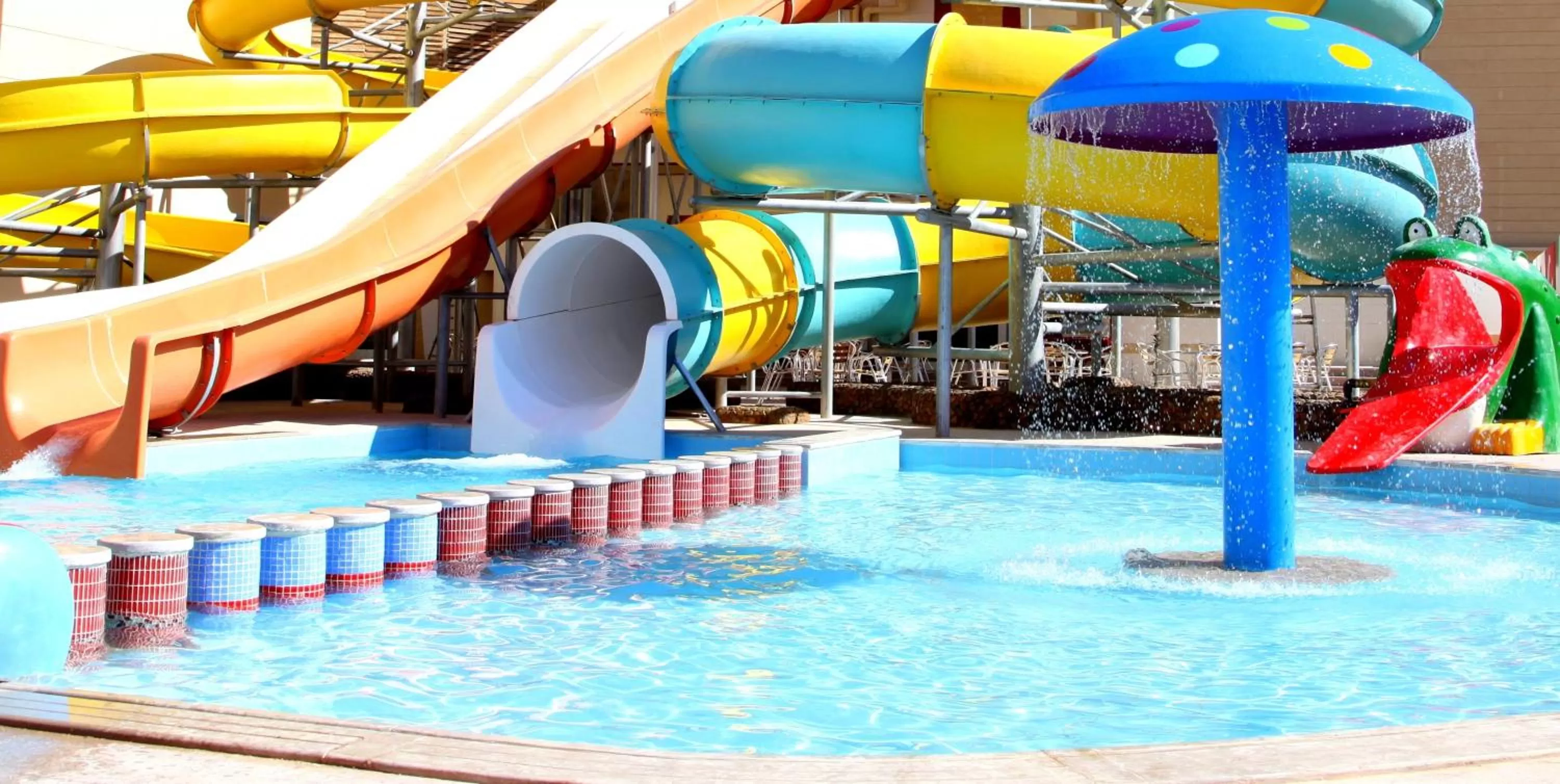Aqua park in King Tut Aqua Park Beach Resort