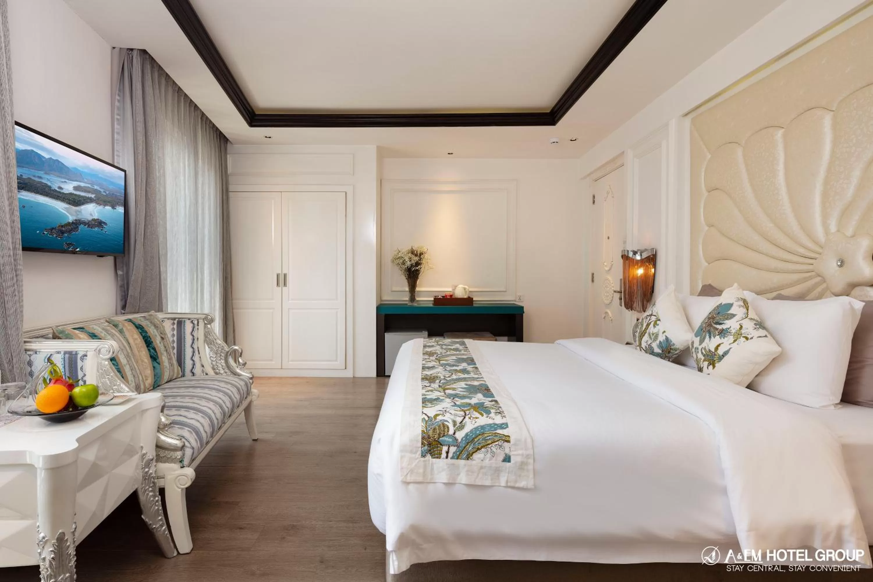 Bedroom in A&EM Saigon Hotel