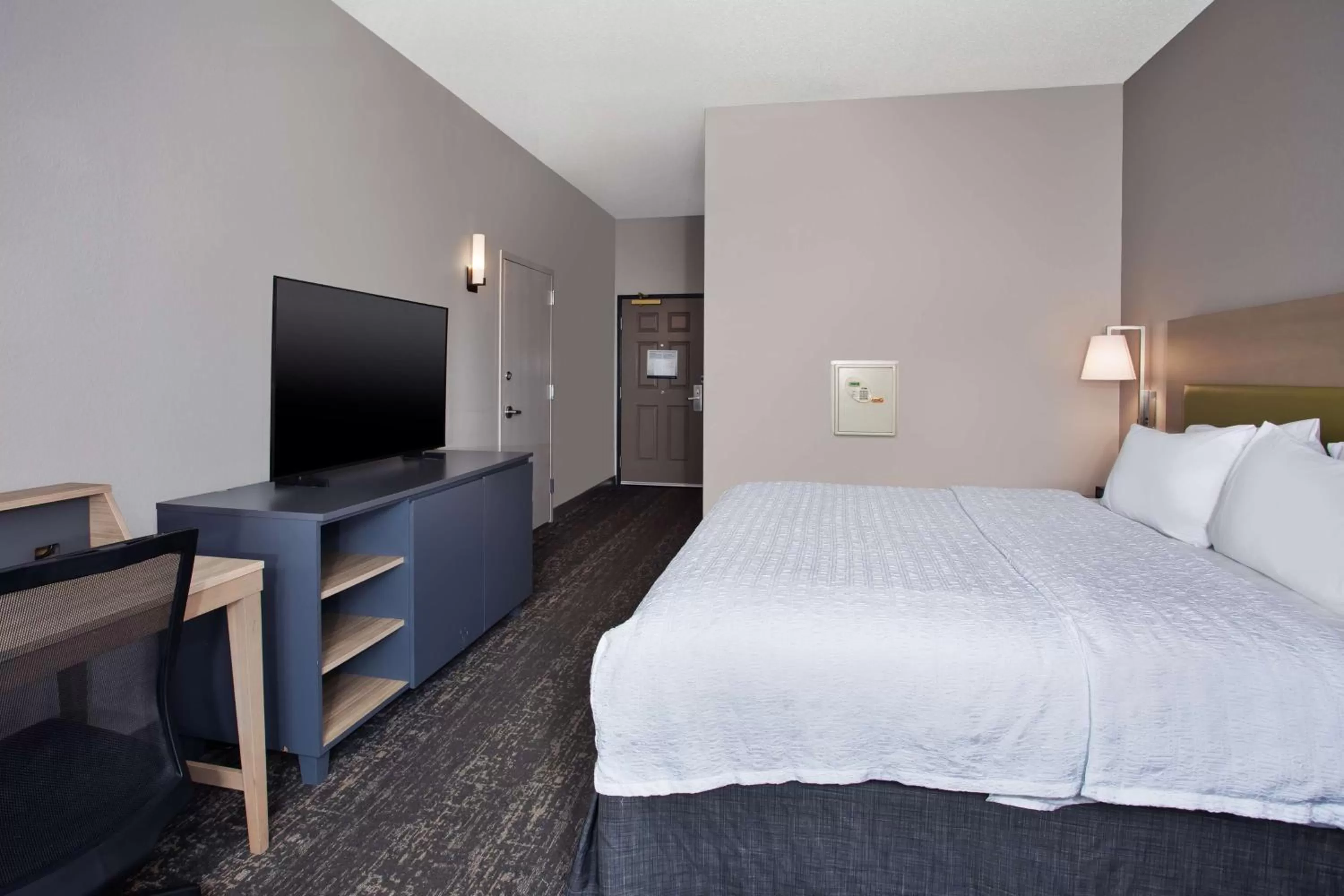 King Room with Roll-In Shower - Mobility/Hearing Access in Hampton Inn & Suites By Hilton- Newark Airport Elizabeth