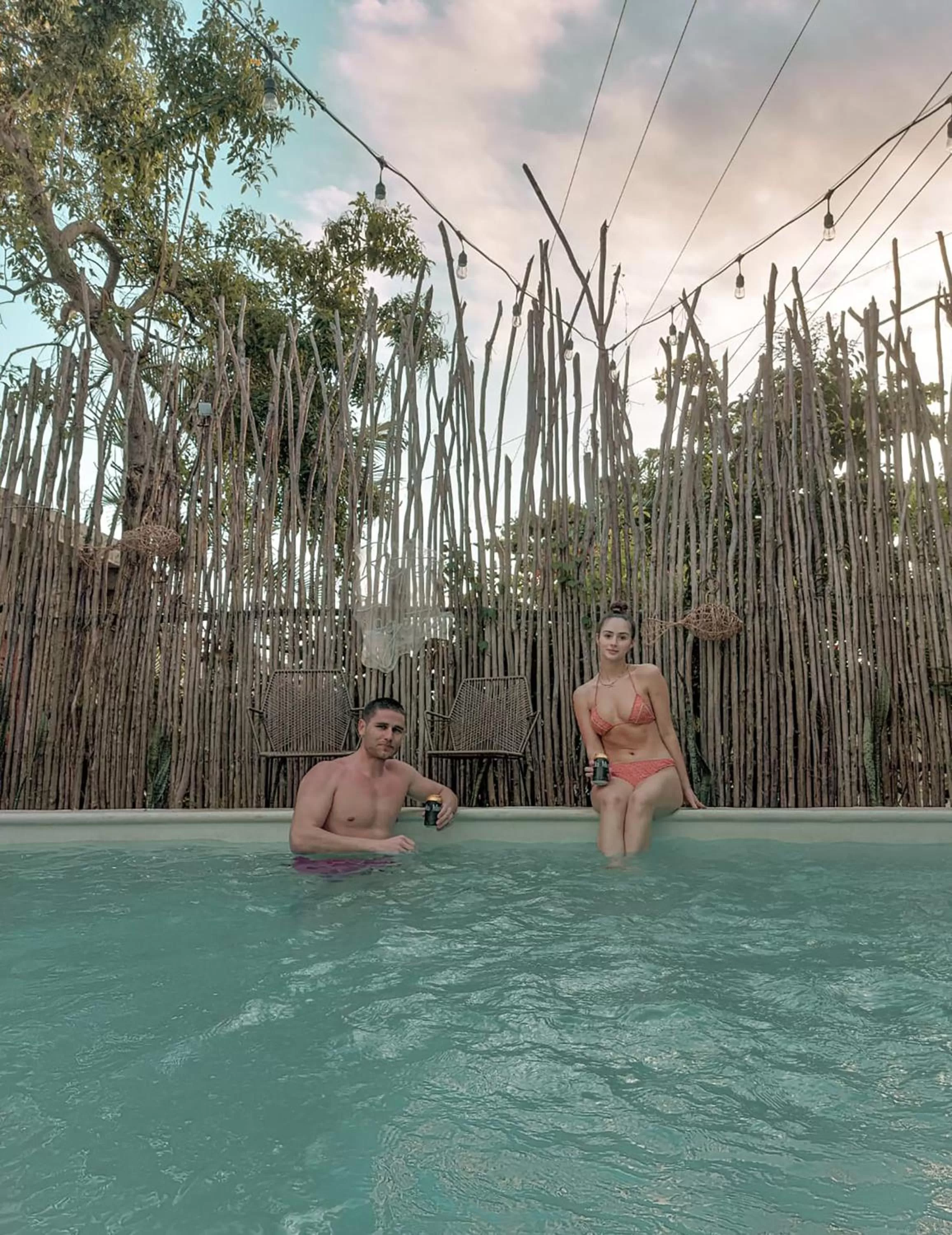 Swimming pool in Hotel Xa´an Bacalar