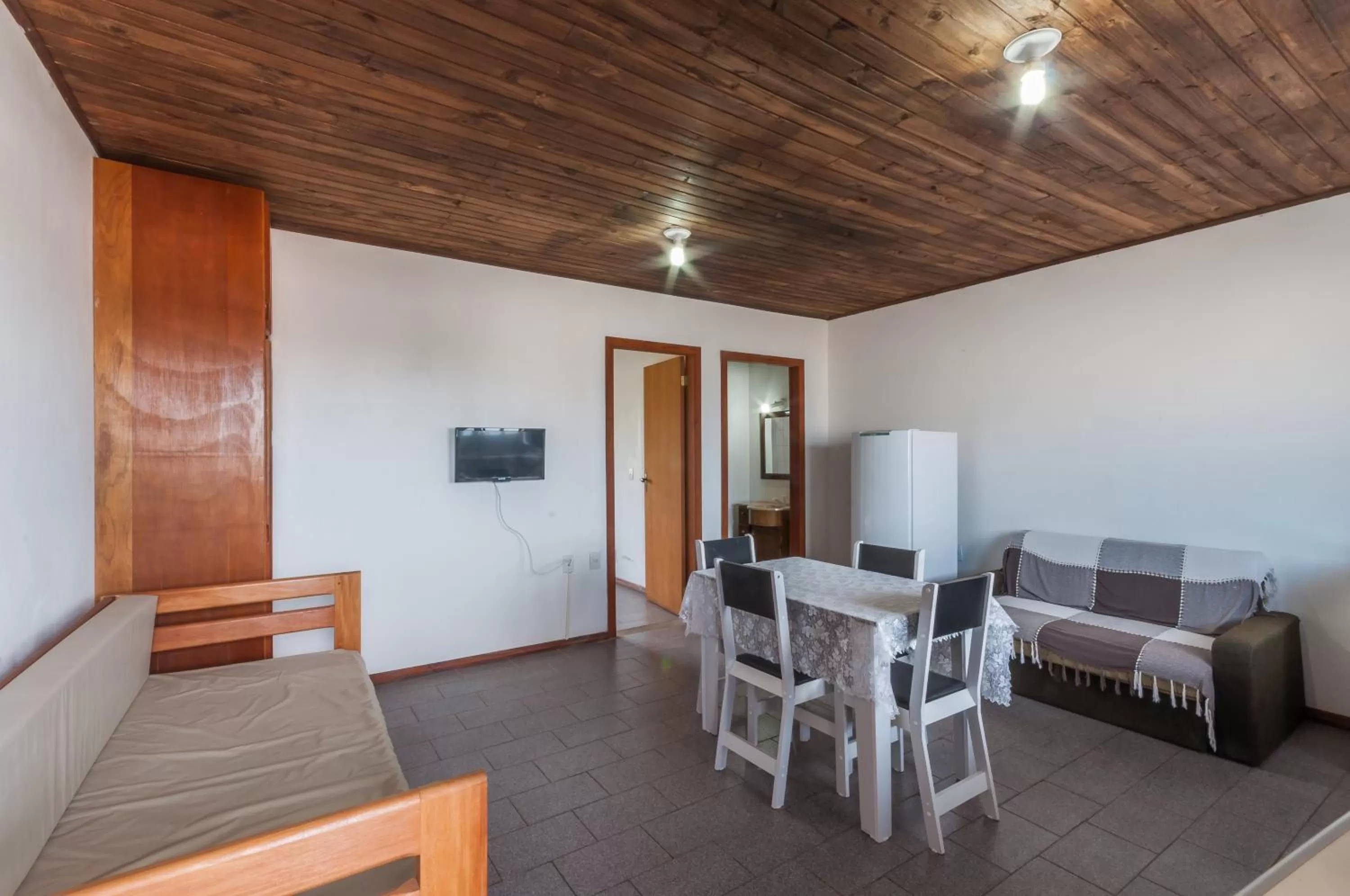 Bed in Pousada Itapeva