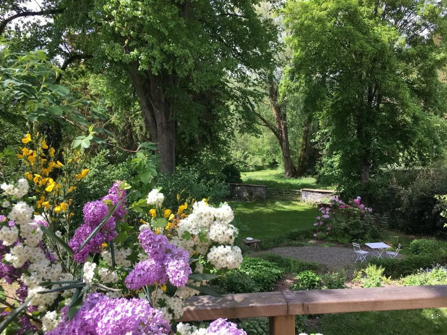 Garden view, Garden in B&B Les Tilleuls