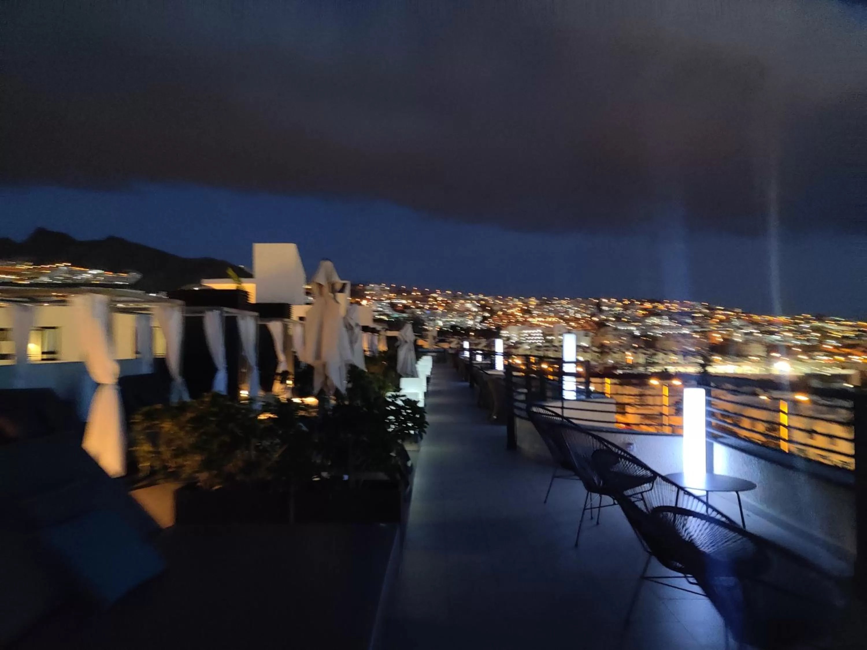 Balcony/Terrace in Luxury Apartment with pool view