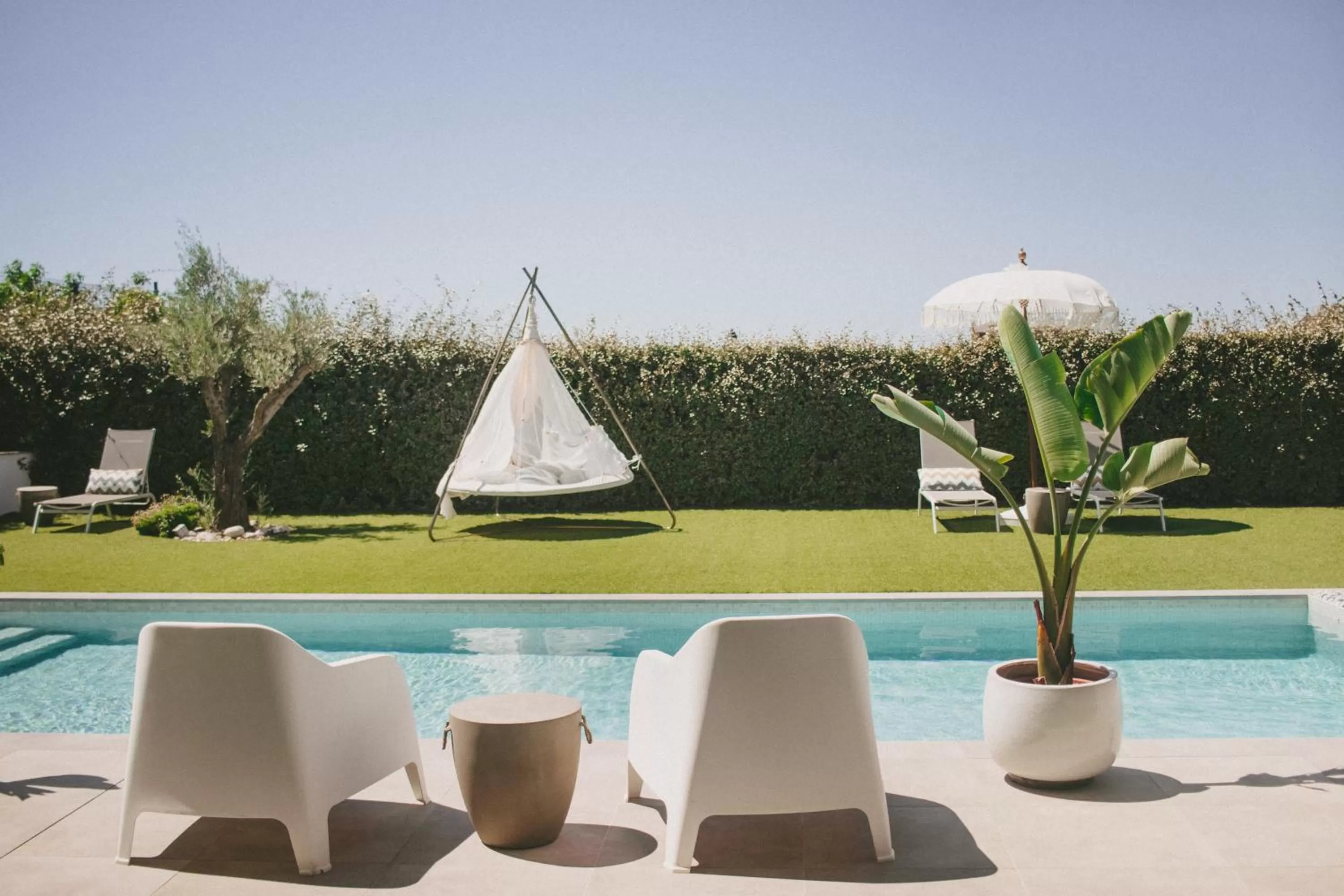 Patio in Casa LNNoa Boutique Room whit private pool