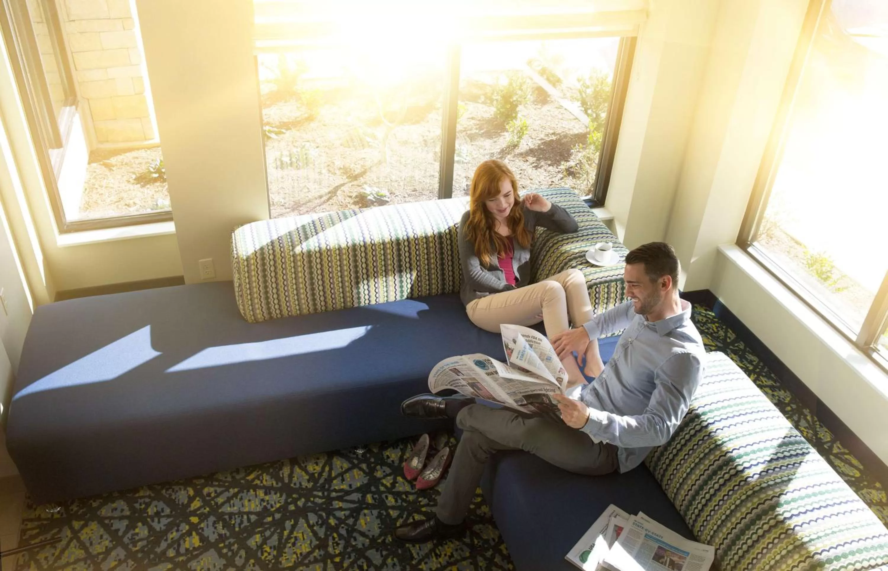 Lobby or reception, Bed in Longview Hilton Garden Inn