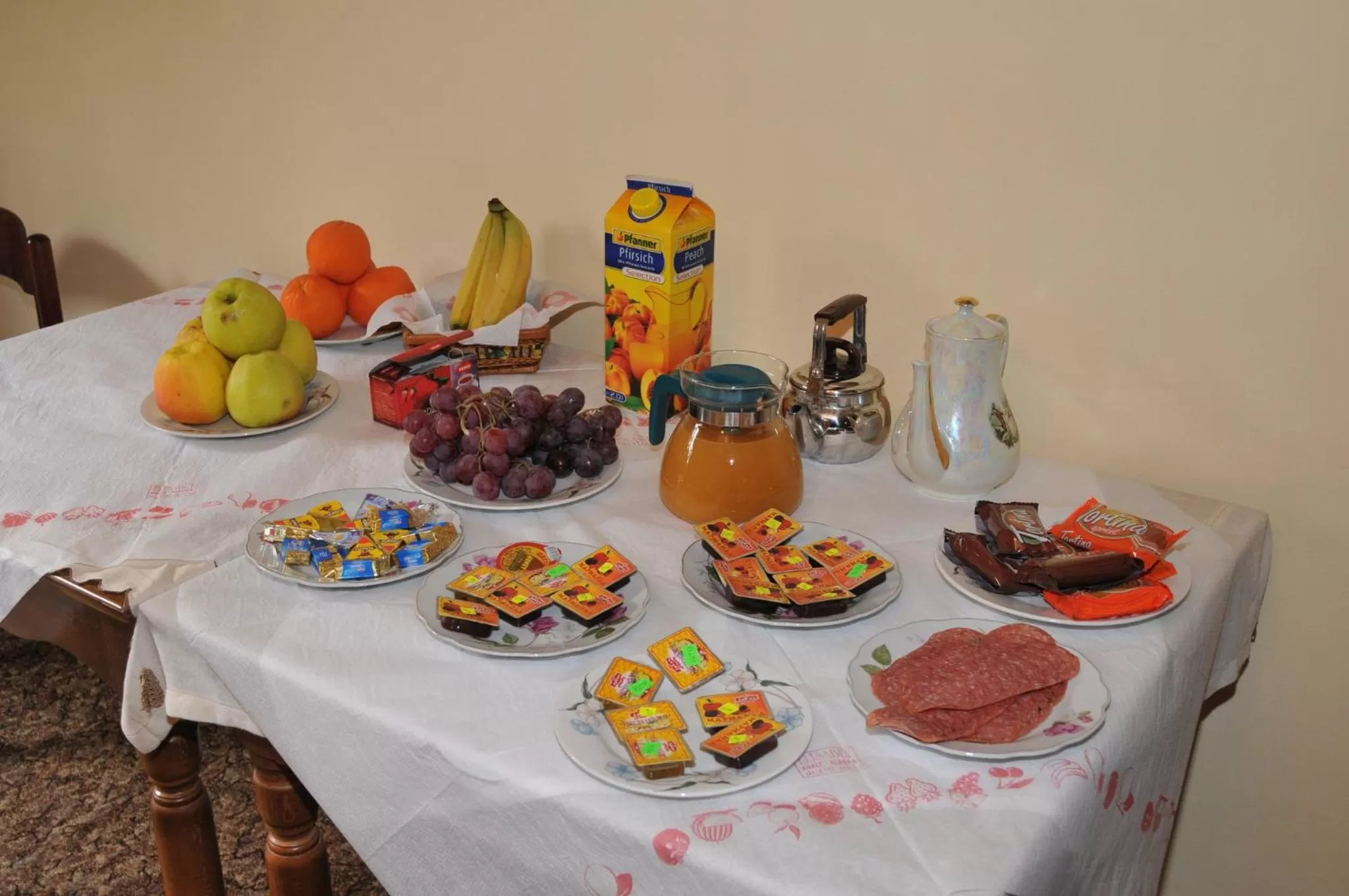 Breakfast in Hotel Haxhiu