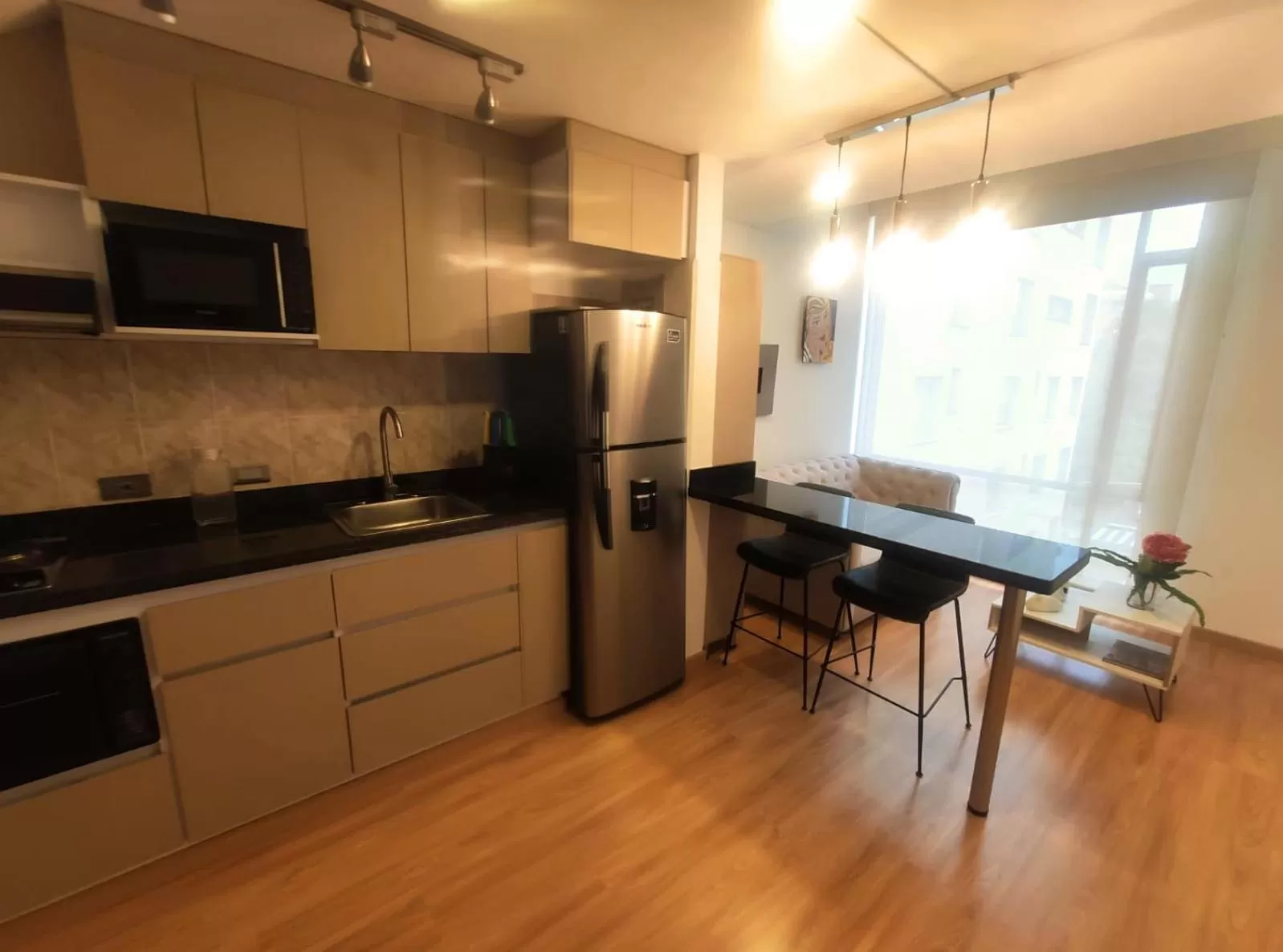 Kitchen or kitchenette in Cora 96 Street Apartments