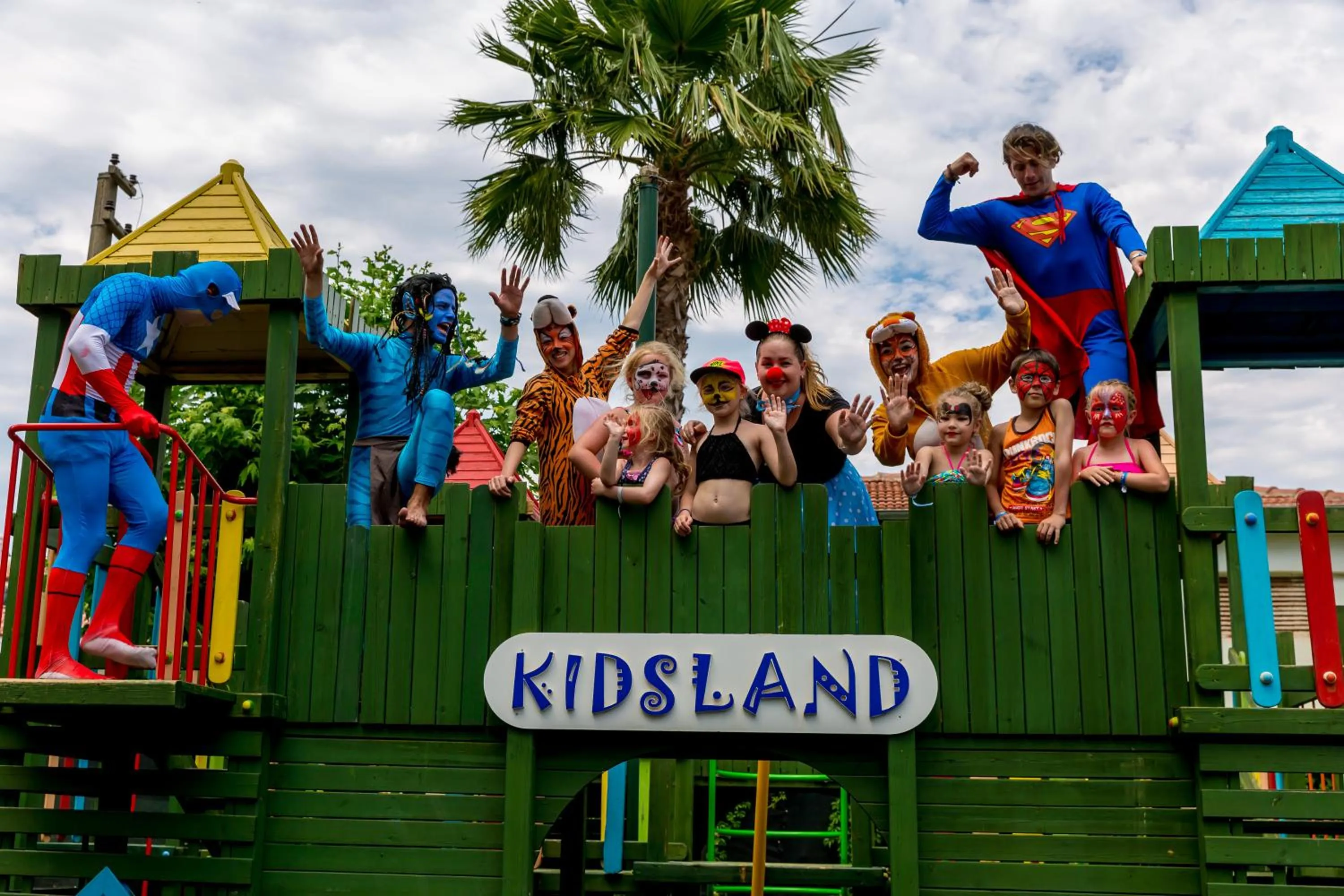 Children play ground in Julian Club Hotel