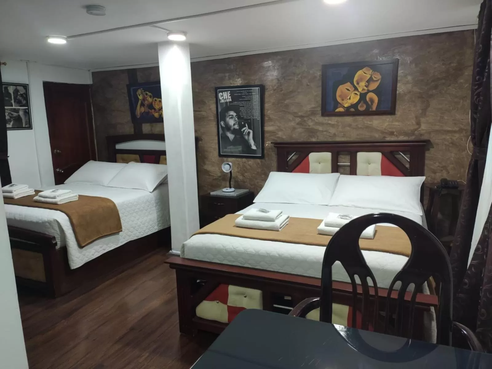 Bed in Hotel el Che No apto para corruptos