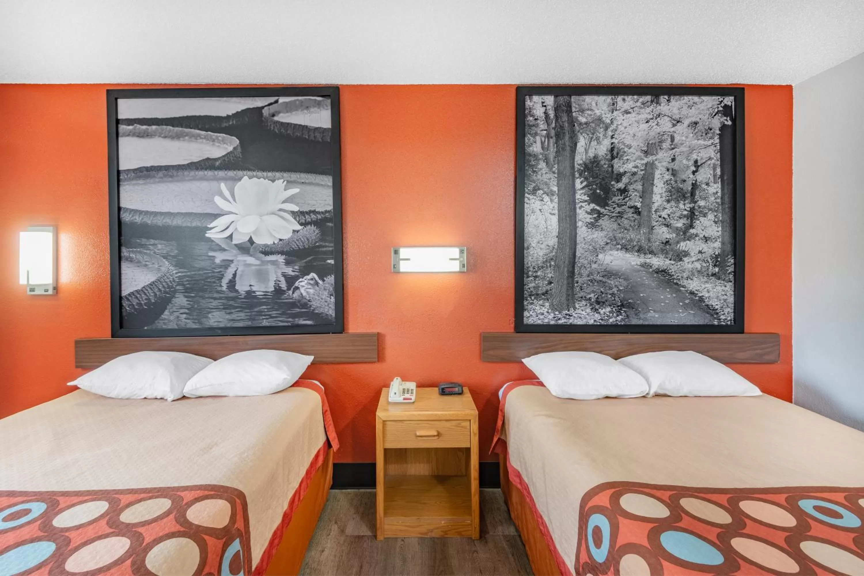 Bed in Super 8 by Wyndham Waynesburg