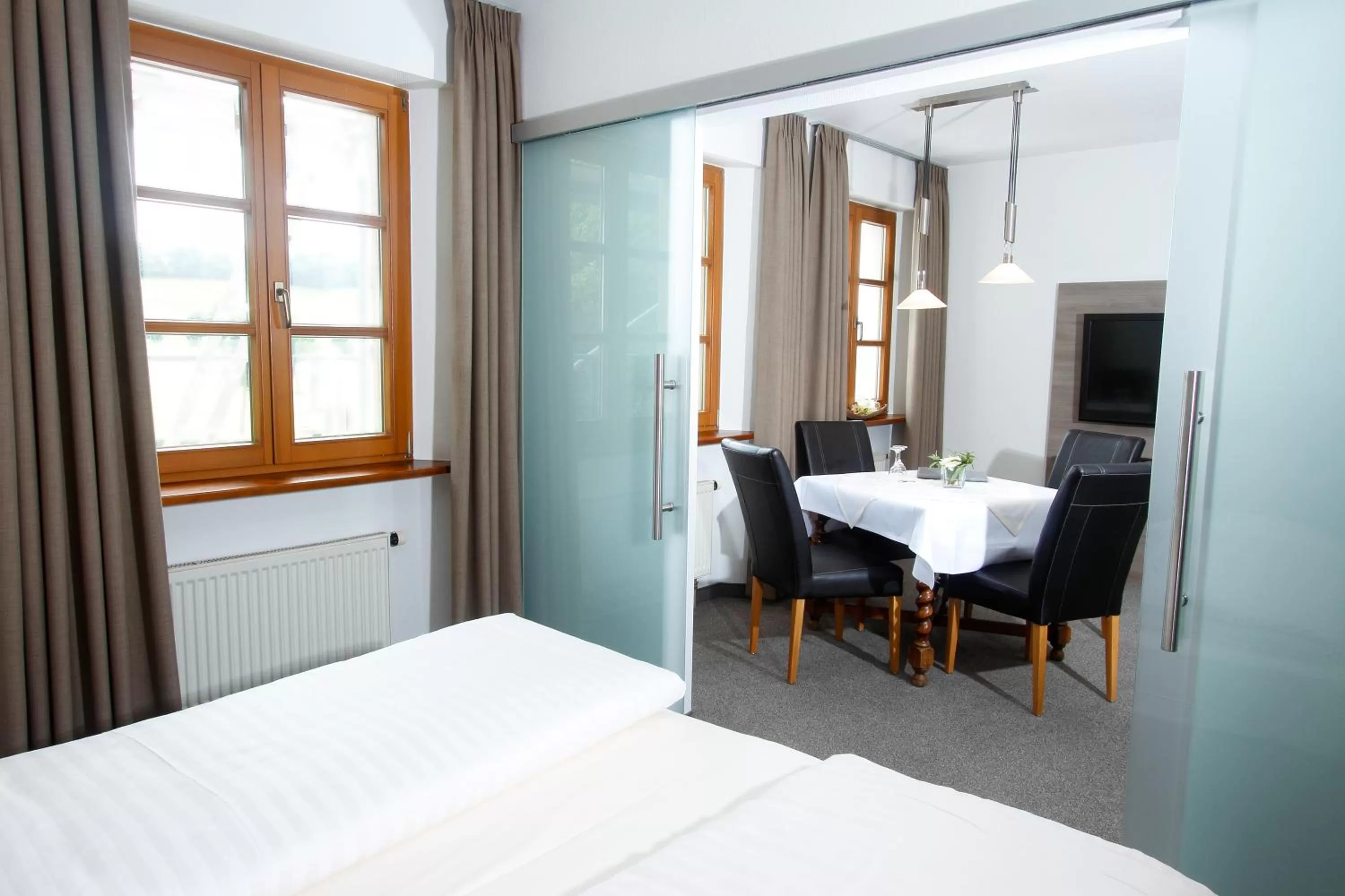 Photo of the whole room, Bed in Landhotel Geiselwind