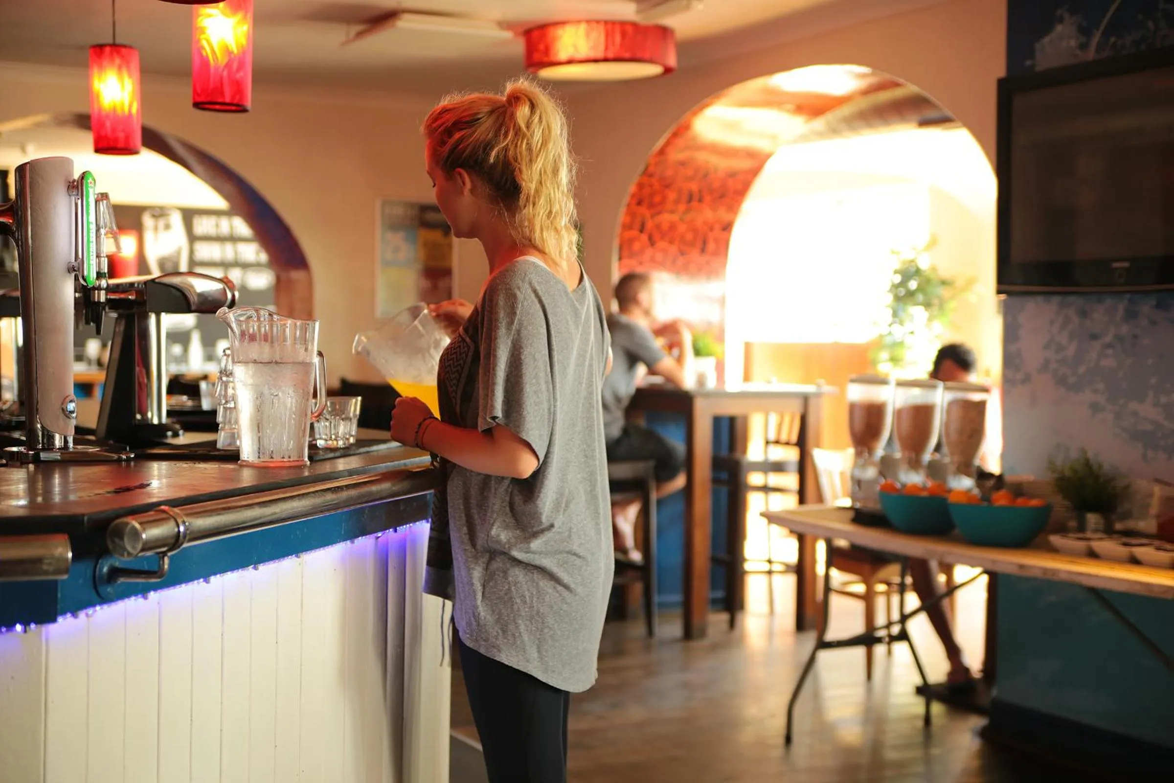 Buffet breakfast in St Christopher's Inn Newquay