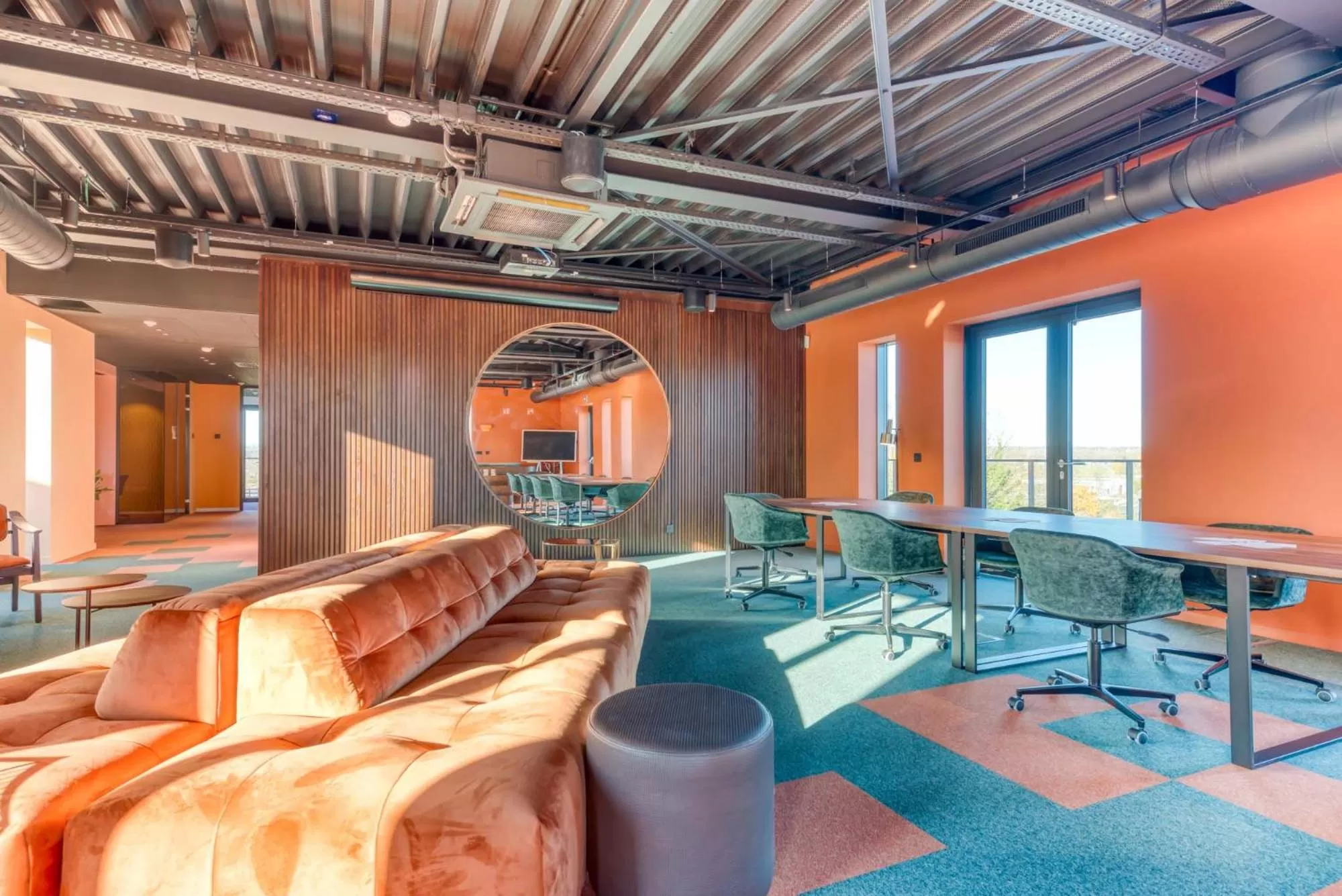 Seating area in Mah Hotel