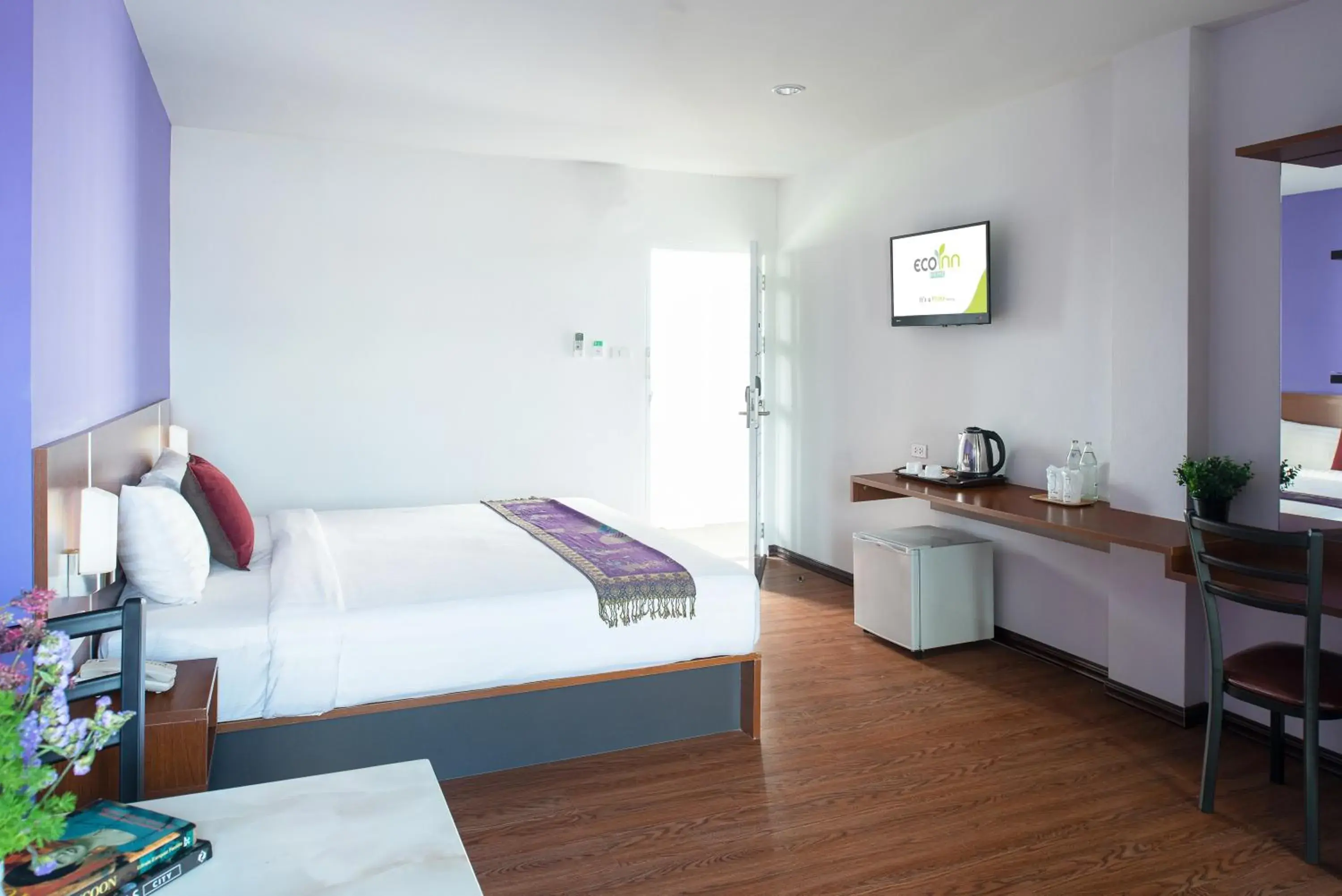 Premier Deluxe, 1 King Bed, Non-Smoking, City View in Eco Inn Prime Nakhon Si Thammarat Premier Deluxe, 1 King Bed, Non-Smoking, City View in Eco Inn Prime Nakhon Si Thammarat