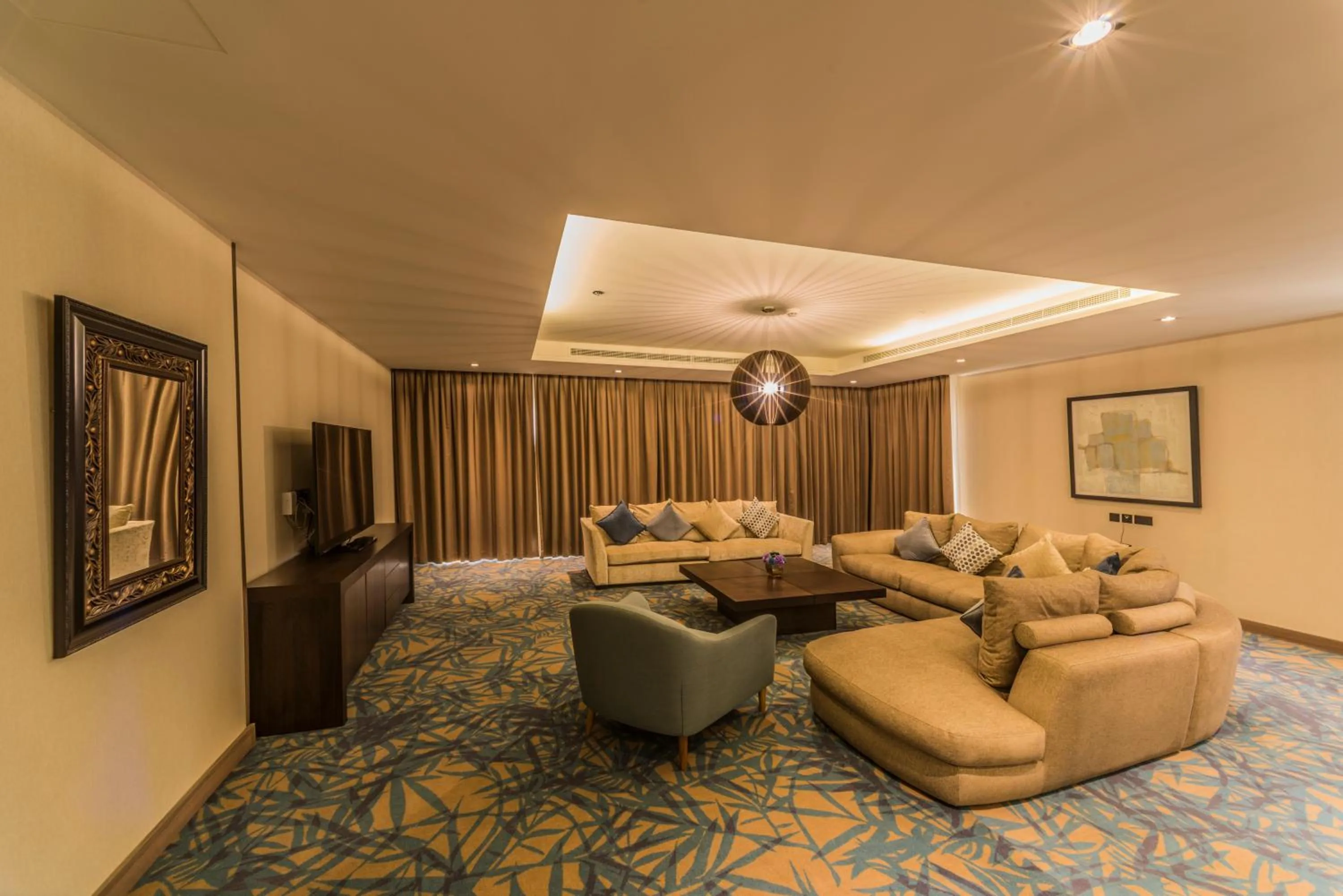 Living room in MENA Plaza Hotel Albarsha At The Mall