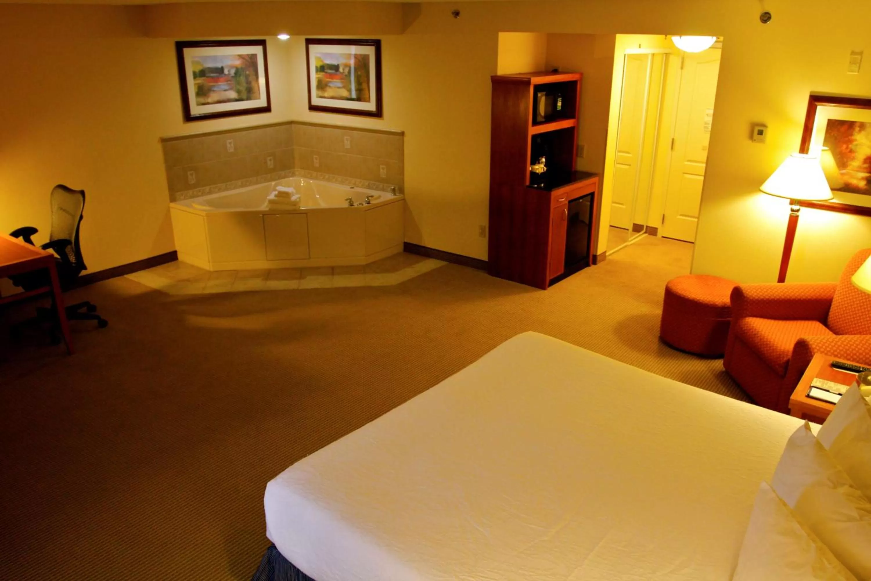 King Room with Whirlpool in Hilton Garden Inn Albany