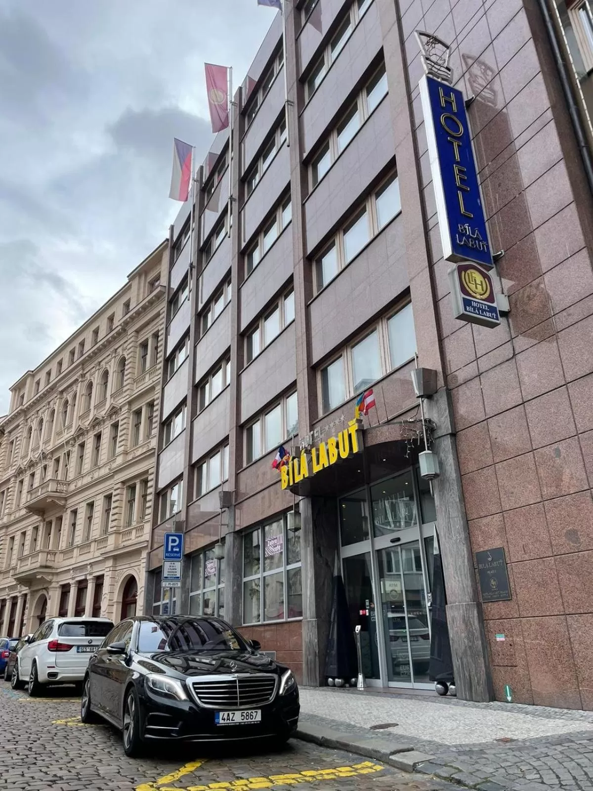 Property building in Luxury Family Hotel Bílá Labuť