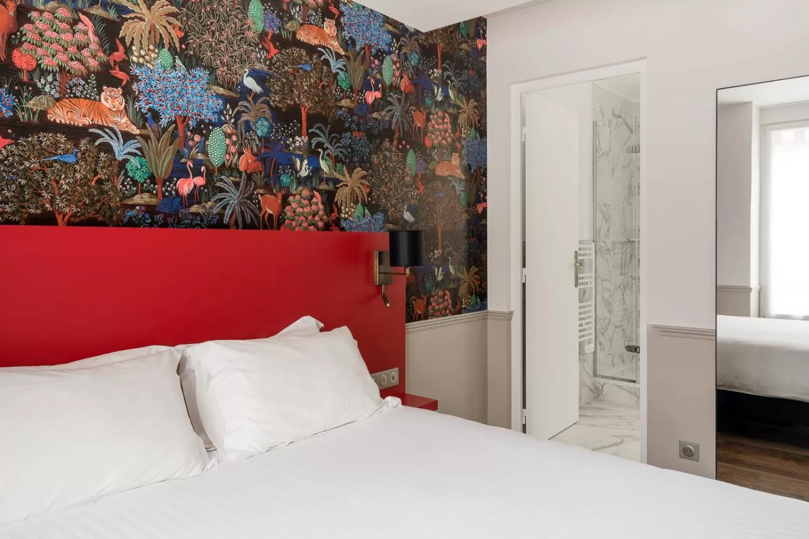 Bed in Hôtel 31 - Paris Tour Eiffel