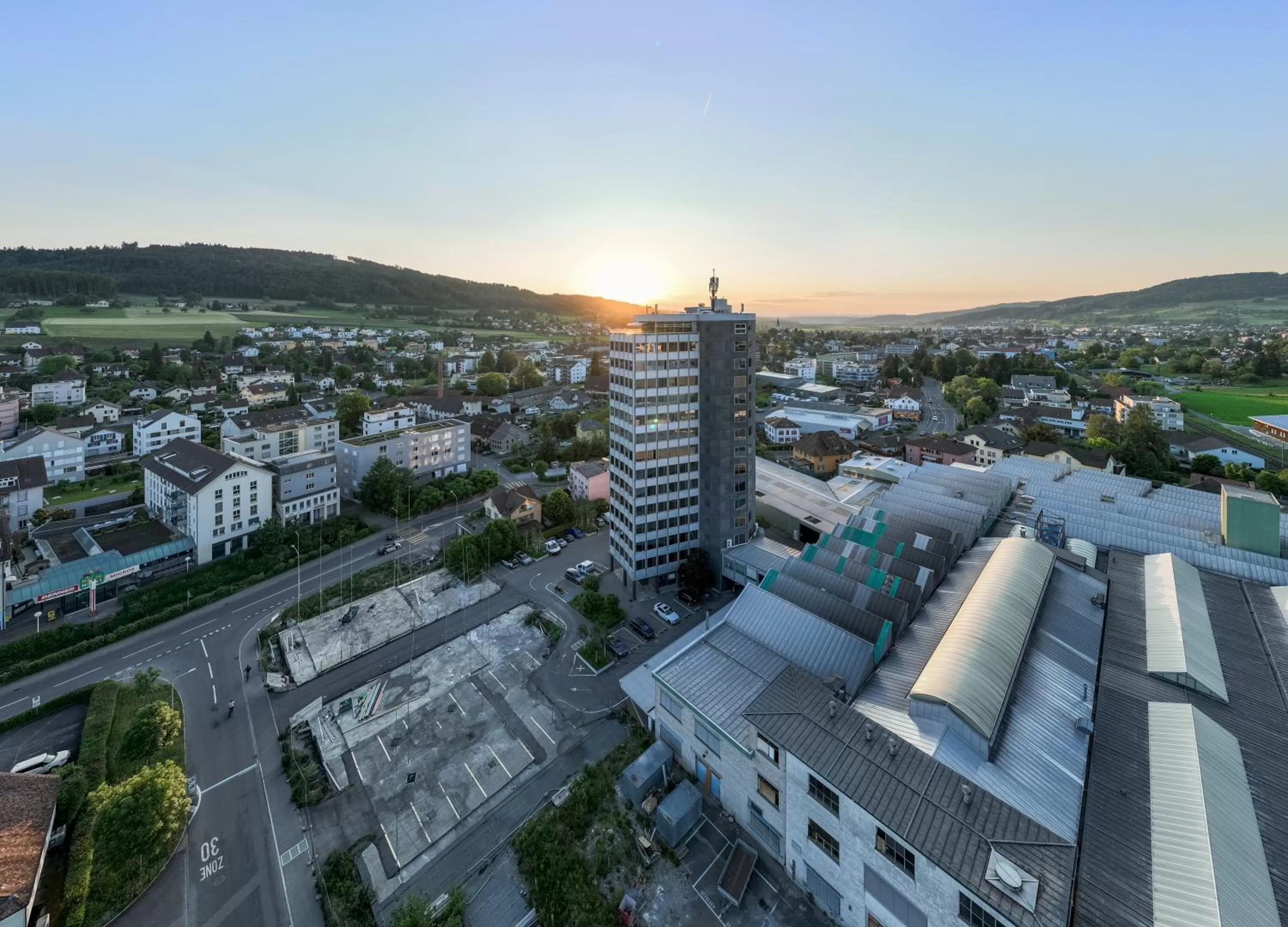 Natural landscape in b-smart hotel Menziken