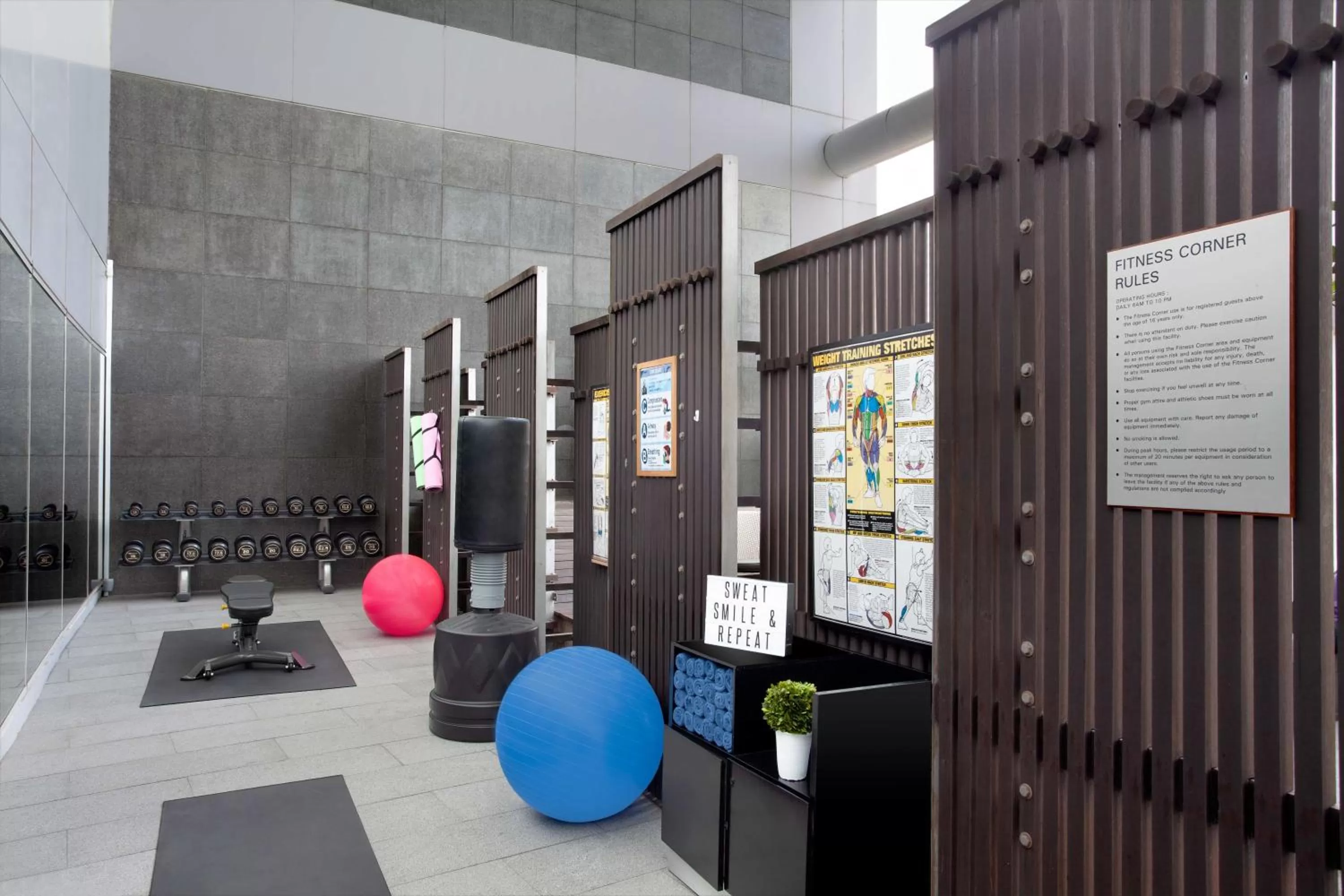 Fitness centre/facilities in Citadines Fusionopolis Singapore