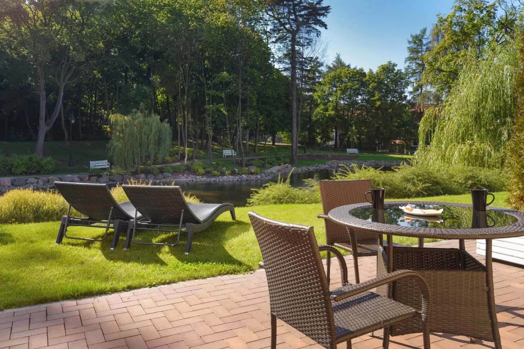 Balcony/Terrace in Relais & Châteaux Hotel Quadrille - Adults Only