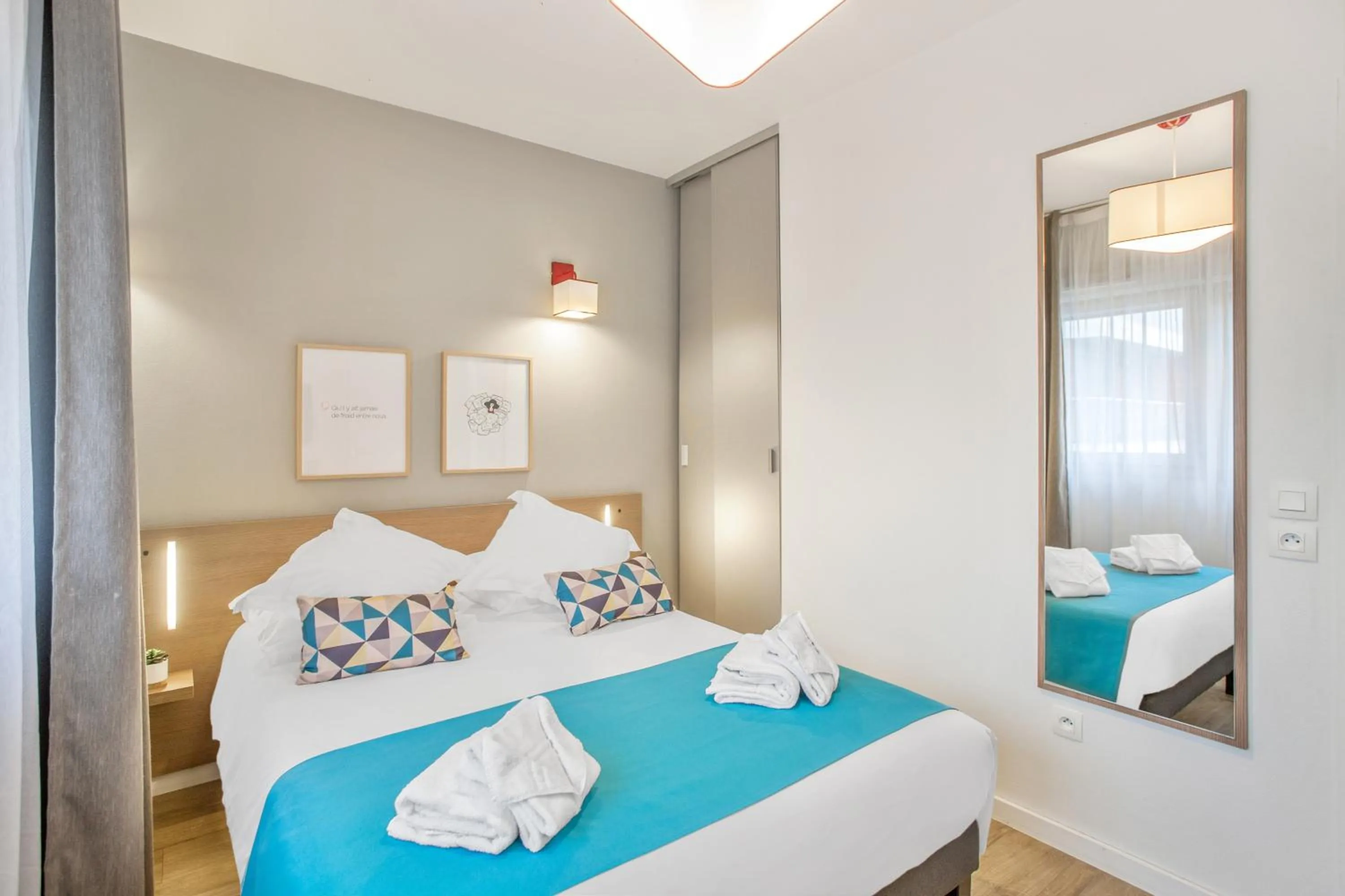 Bed in Appart'City Classic Annemasse Centre - Pays de Genève